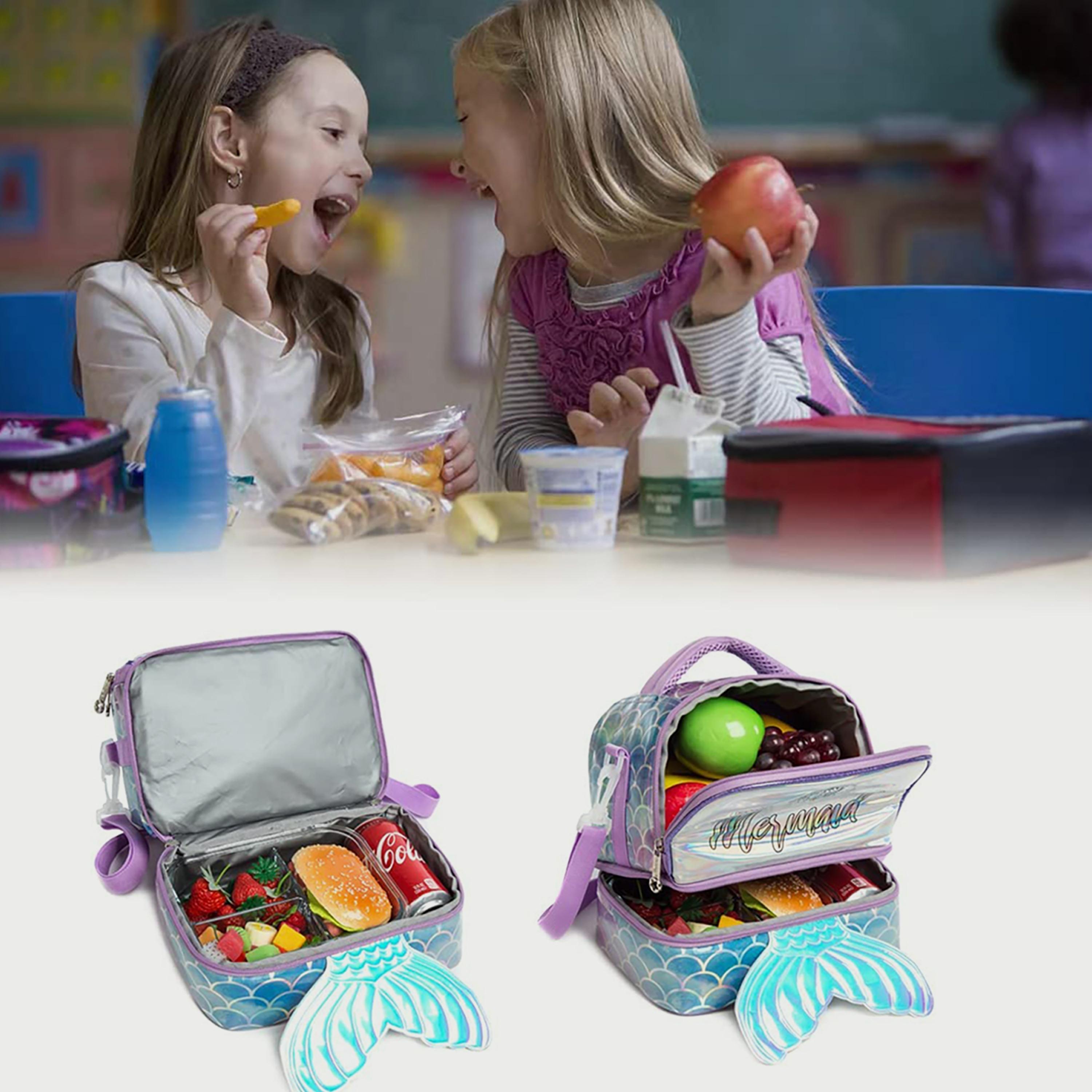 Eazy Kids Lunch Bag, Mermaid Purple-school-lunchessentials-lunchbags-image-5