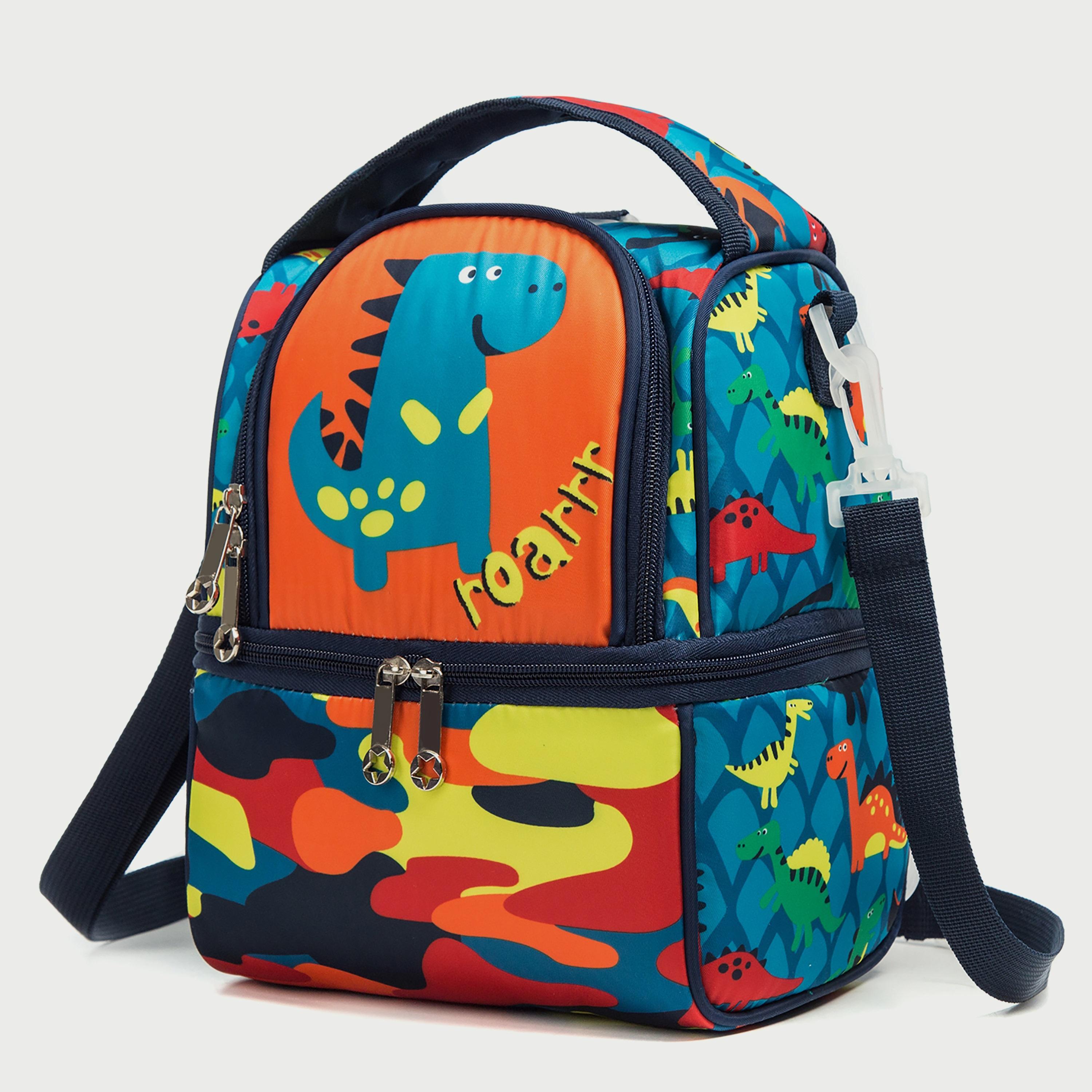 حقيبة غداء للتنزهات من إيزي كيدز، ديناصور أزرق-school-lunchessentials-lunchbags-image-3