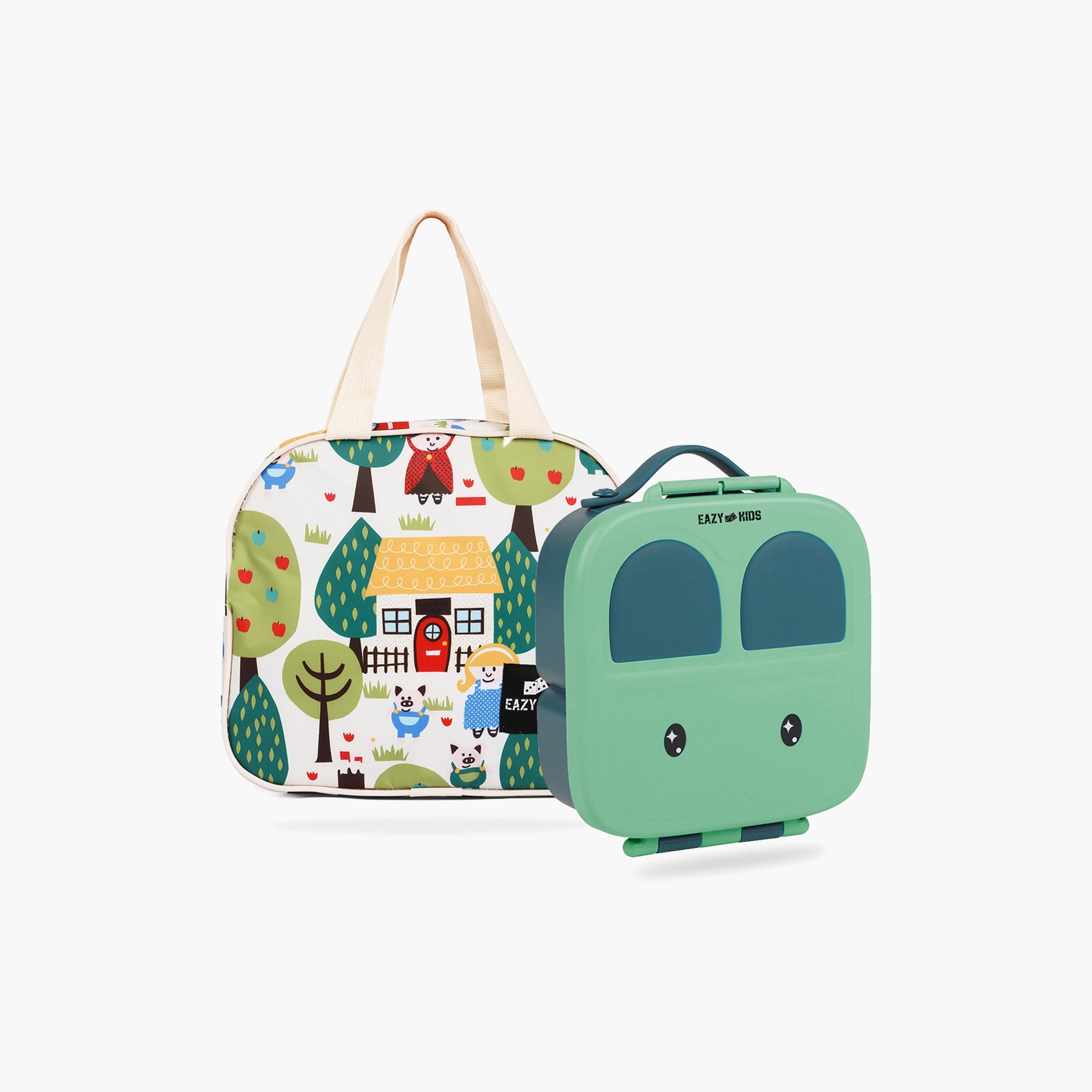 Eazy Kids Bento Box With Insulated Lunch Bag Combo-school-lunchessentials-sets-image-1