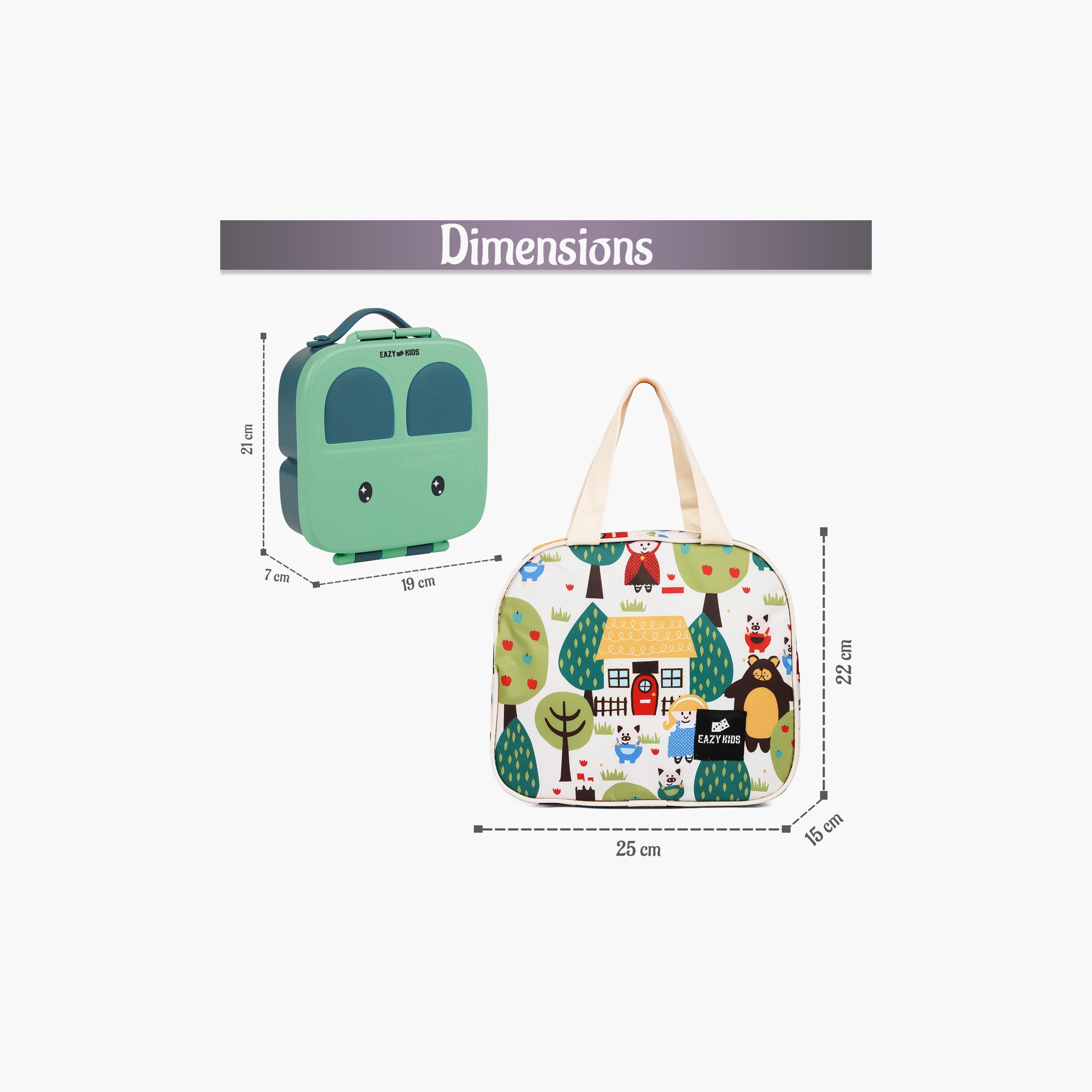 Eazy Kids Bento Box With Insulated Lunch Bag Combo-school-lunchessentials-sets-image-5