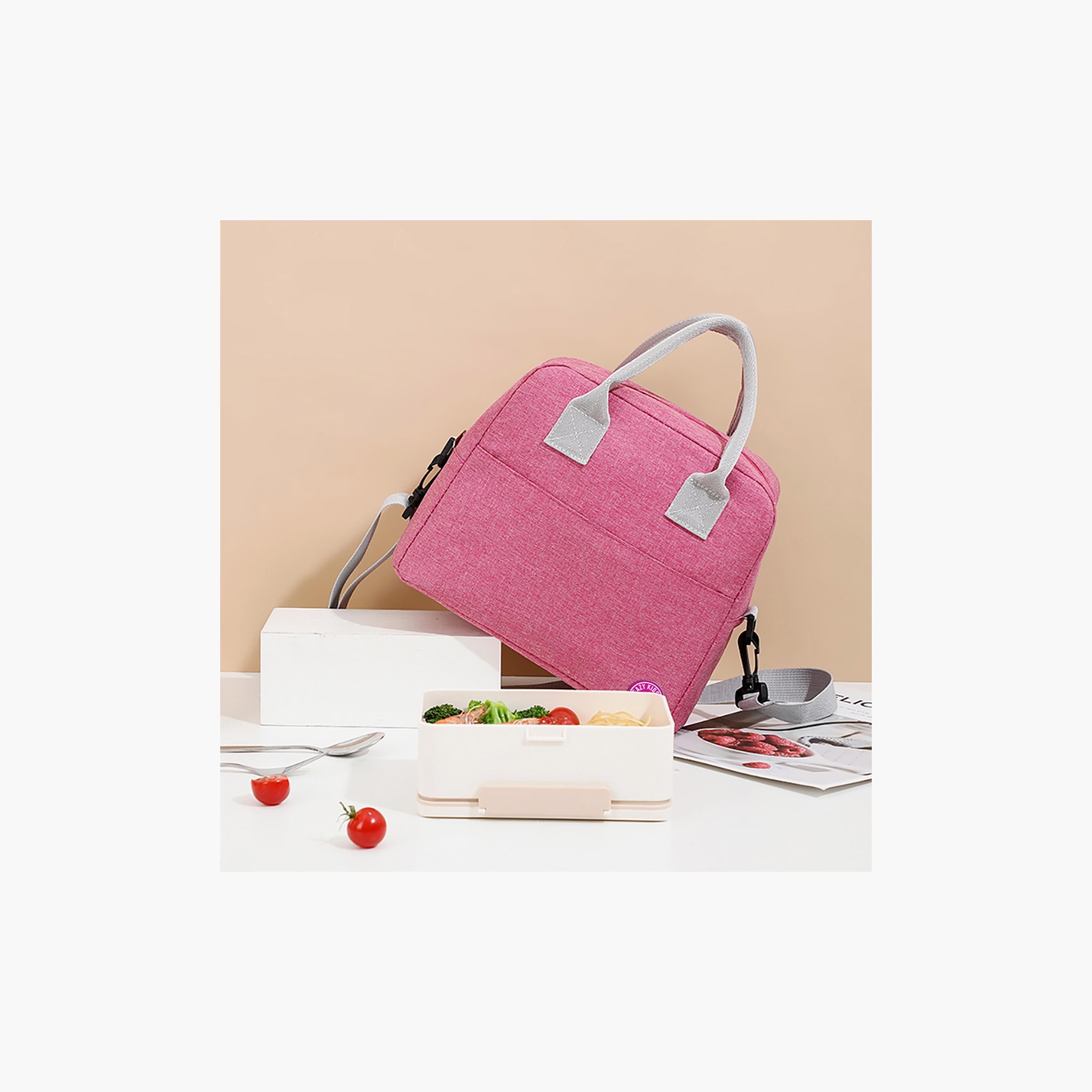 Eazy Kids Bento Box With Insulated Lunch Bag & Cutter Combo, Unicorn Green-school-lunchessentials-sets-image-3