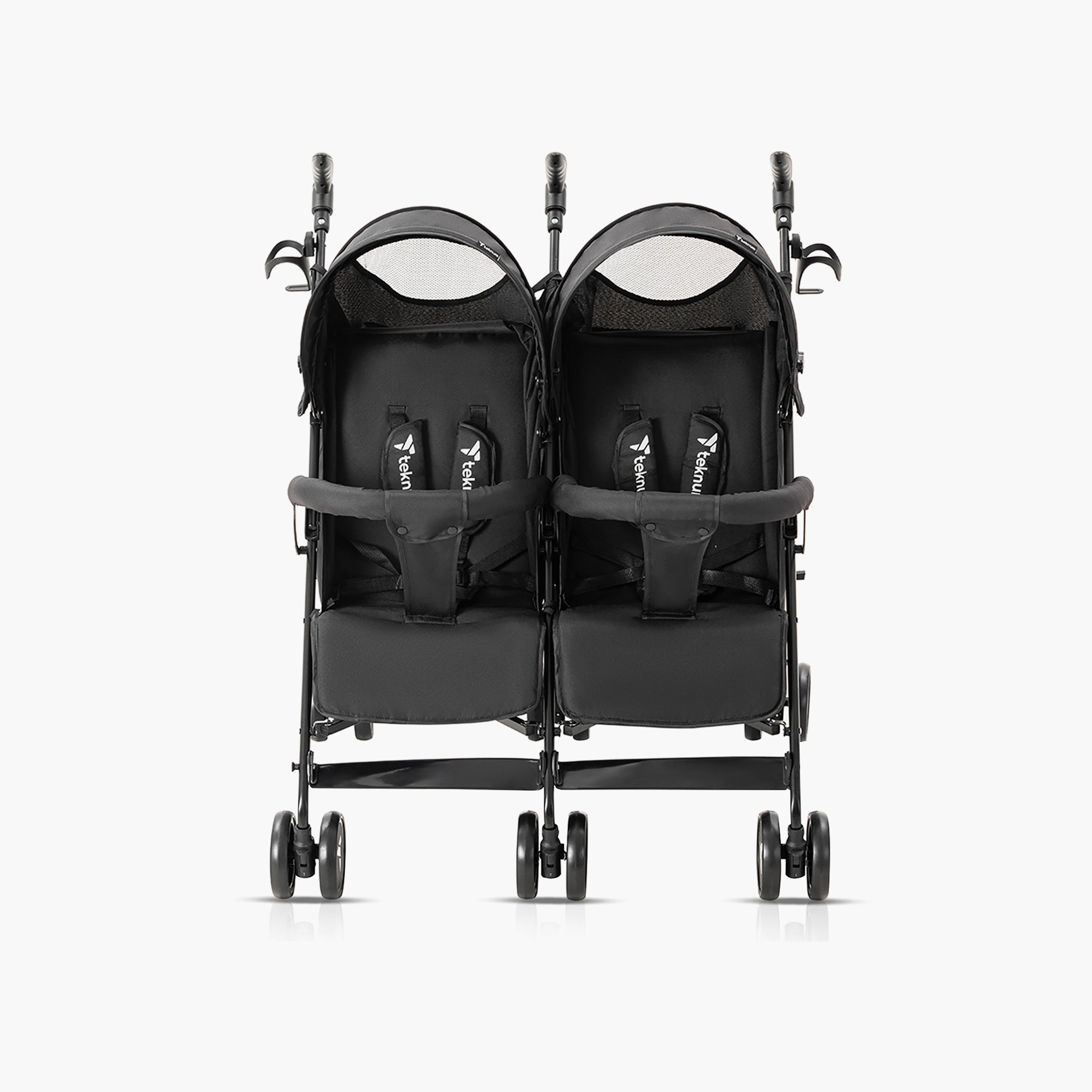 Teknum Twin Stroller Fellow, Black-baby-gear-strollersandprams-strollers-image-5