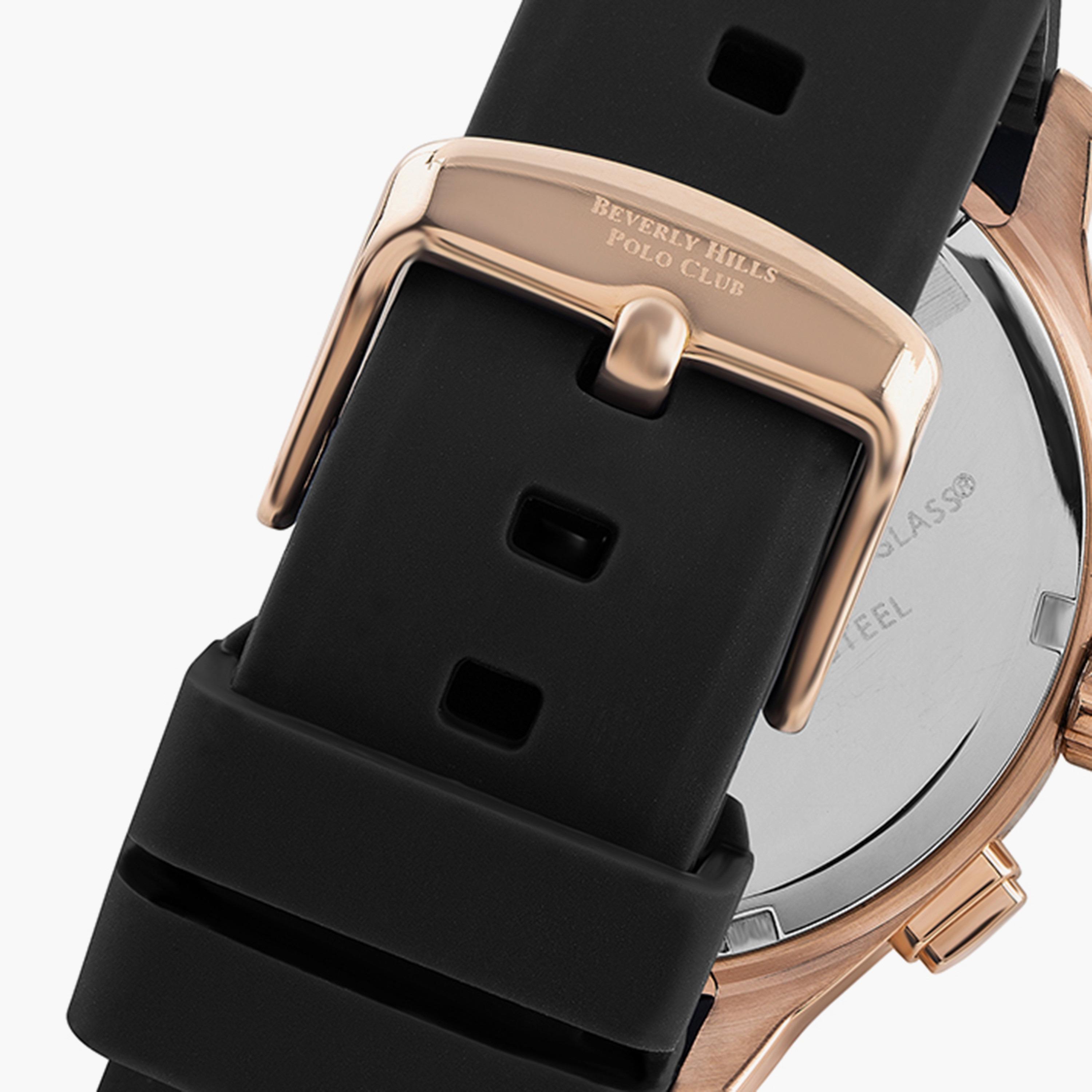  BP3224X.451 | ساعة بيفرلي هيلز بولو كلوب للرجال بسوار سيليكون كرونوغراف أسود-men-watchesandjewellery-watches-image-3