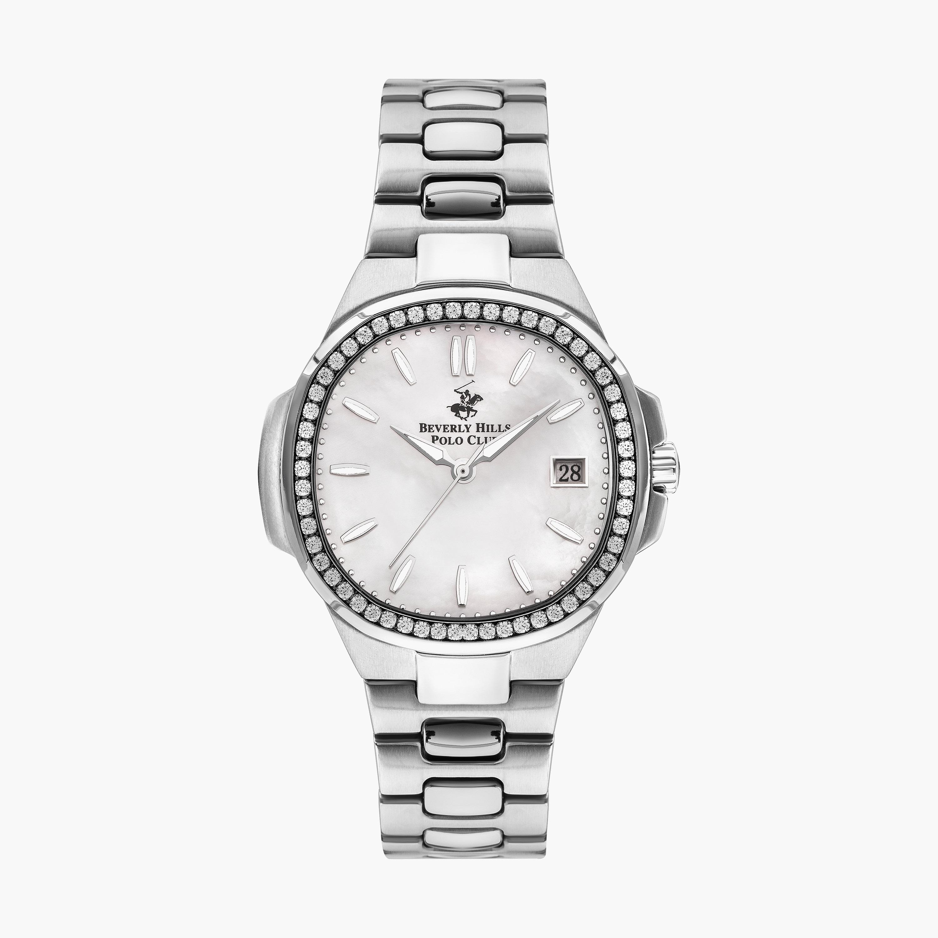  BP3320X.320 | ساعة بيفرلي هيلز بولو كلوب ذو أنالوج بسوار ستانلس ستيل مع لون فضي للنساء-women-watchesandjewellery-watches-image-1