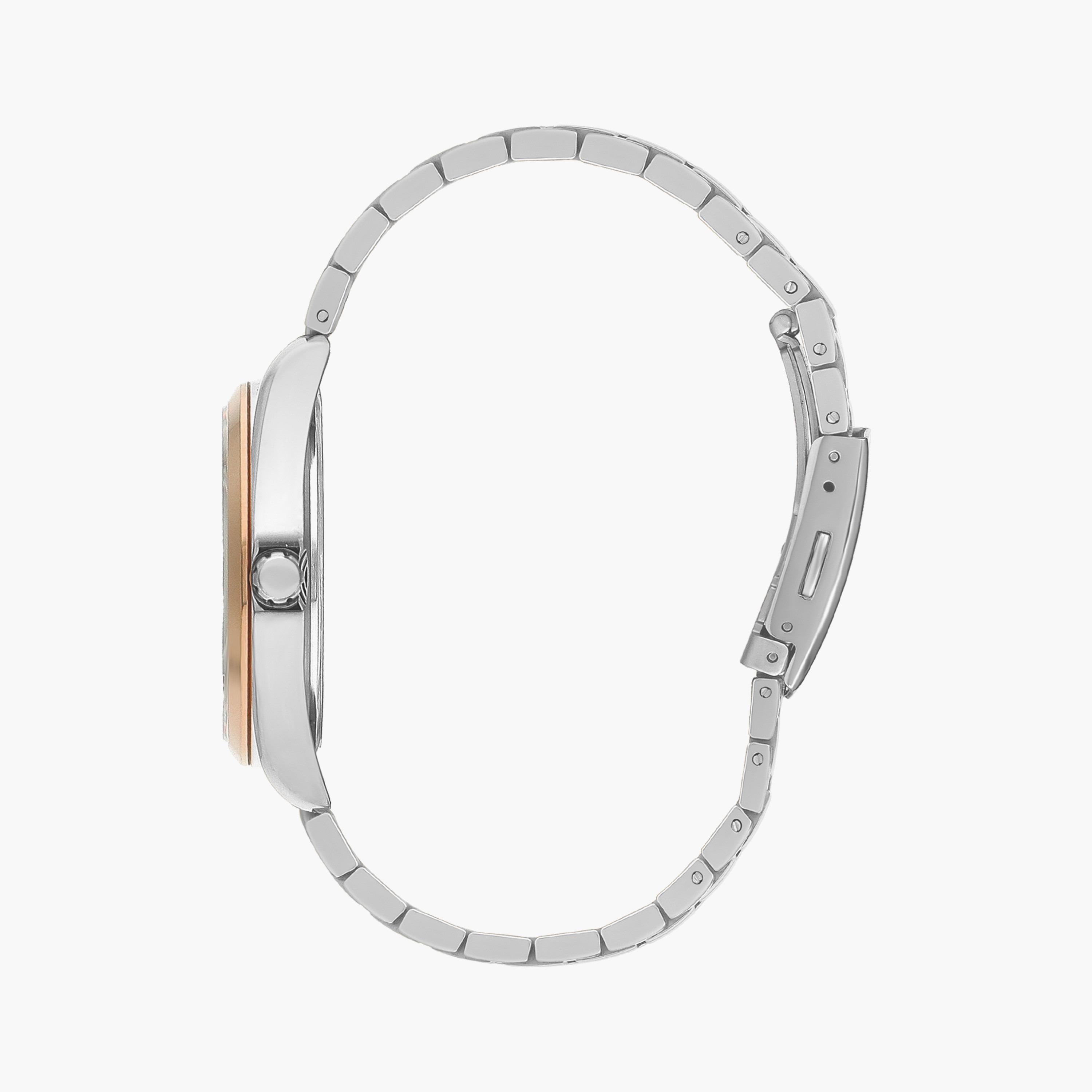 Beverly Hills Polo Club Women's Silver & Rose Gold Analog Stainless Steel Strap Watch | BP3338X.530 | 36 MM-women-watchesandjewellery-watches-image-2
