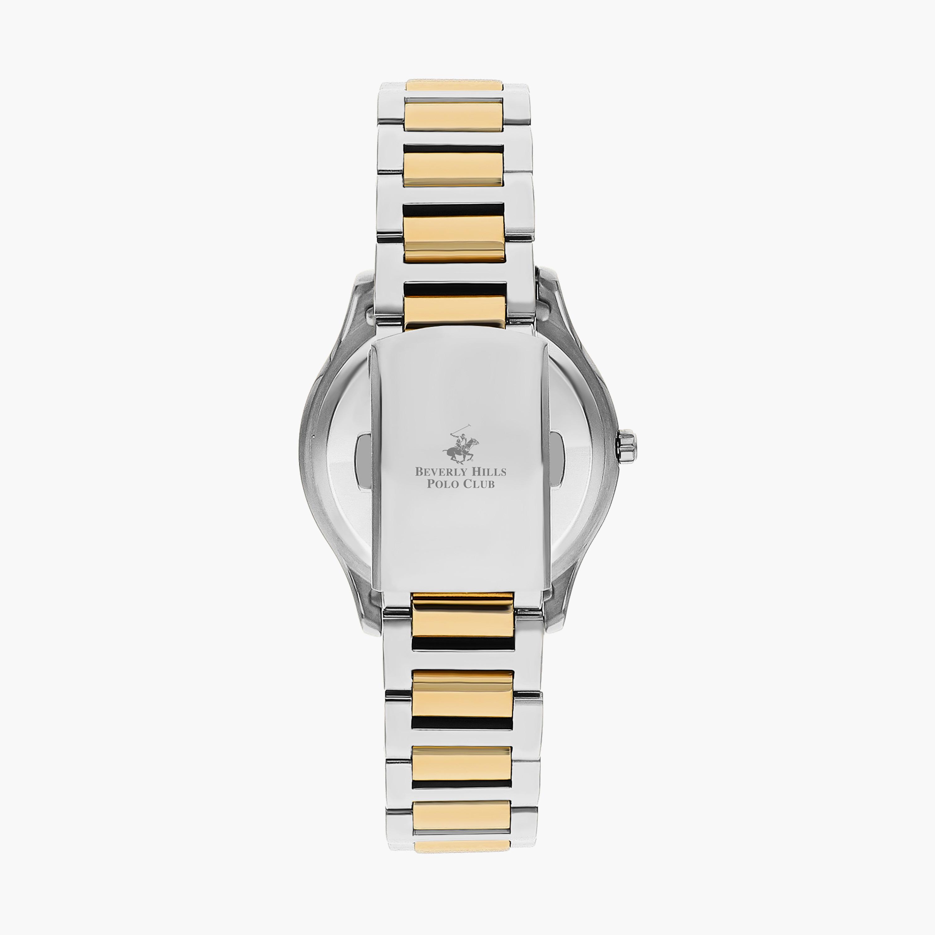  BP3350X.230 | ساعة كرونوغراف بيفرلي هيلز بولو كلوب ذو أنالوج بسوار ستانلس ستيل مع لون فضي وذهبي للنساء-women-watchesandjewellery-watches-image-3