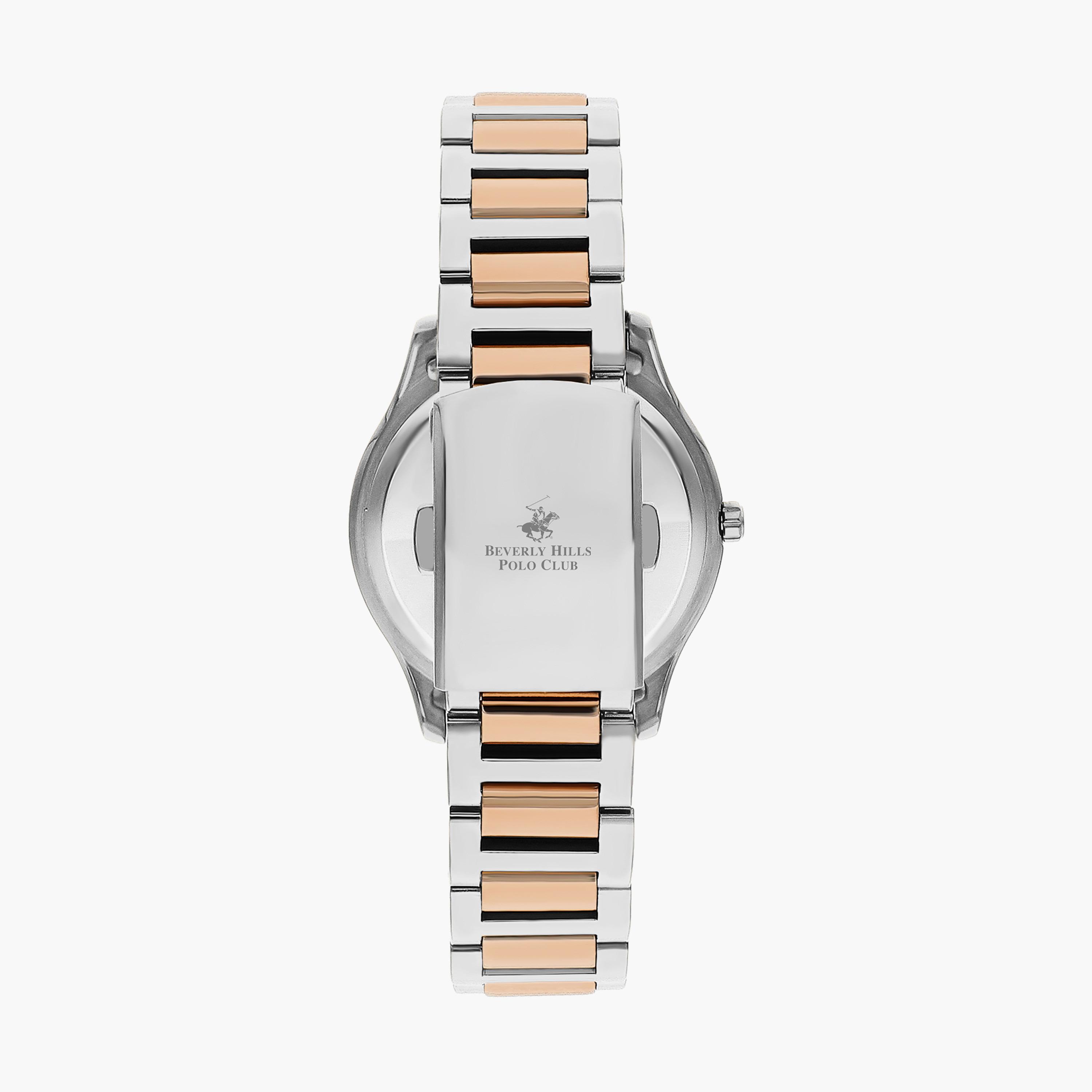  BP3350X.530 | ساعة بيفرلي هيلز بولو كلوب ذو كرونوغراف بسوار ستانلس ستيل مع لون فضي وذهبي وردي للرجال-women-watchesandjewellery-watches-image-3