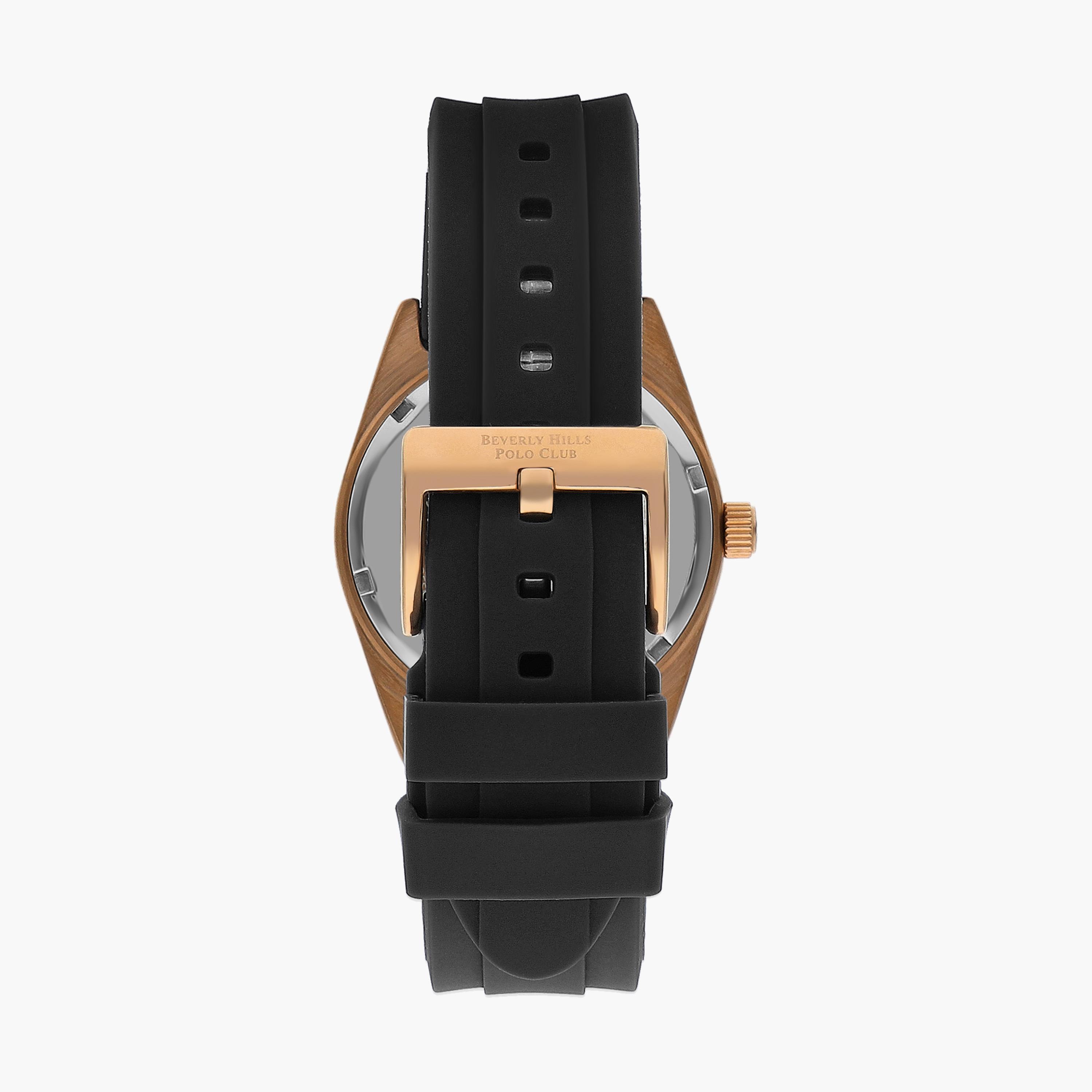  BP3325X.461 | ساعة أنالوج من بيفرلي هيلز بولو كلوب بعقارب وسوار سليكون أسود للرجال-men-watchesandjewellery-watches-image-3