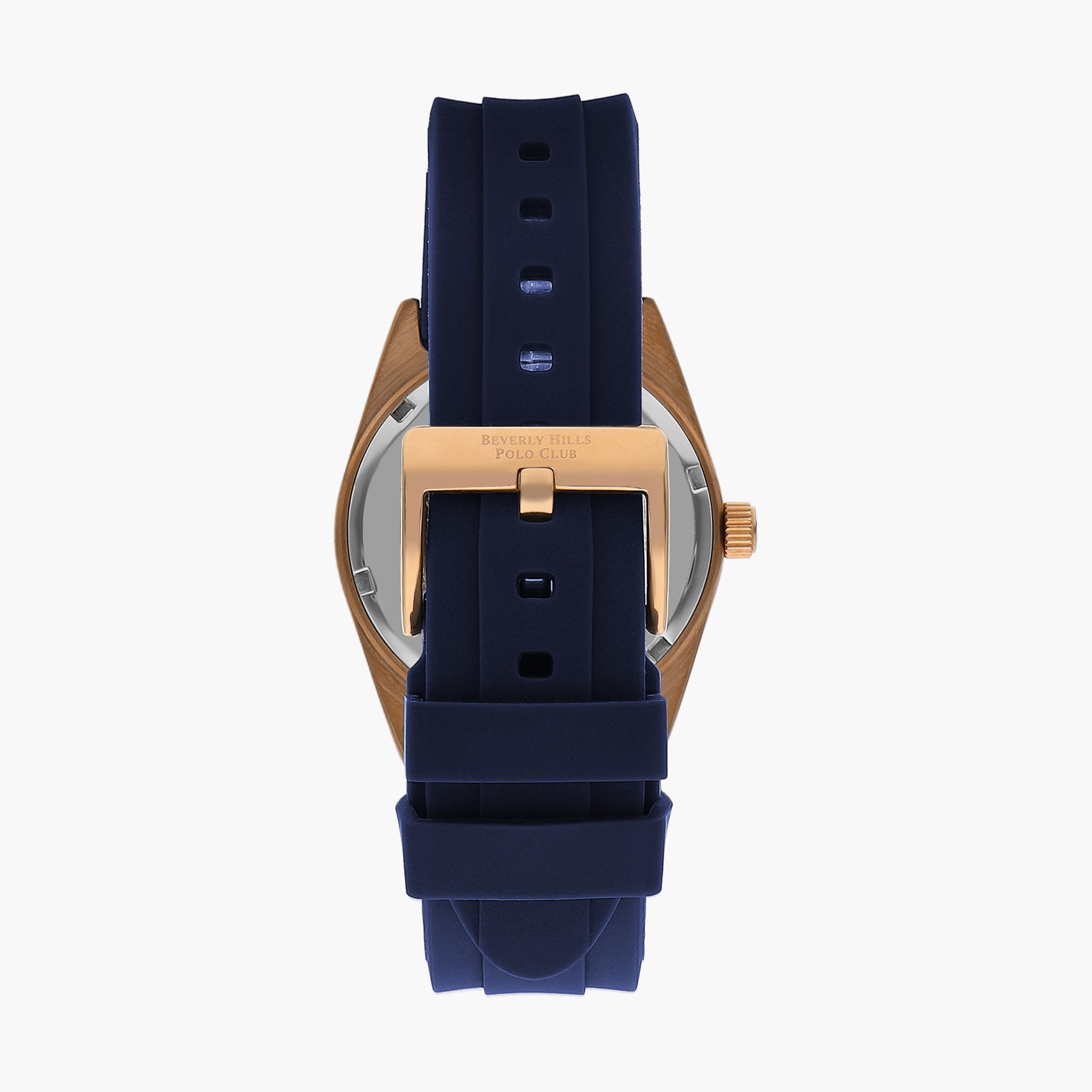  BP3325X.499 | ساعة أنالوج من بيفرلي هيلز بولو كلوب بسوار سيليكون أزرق داكن للرجال-men-watchesandjewellery-watches-image-3