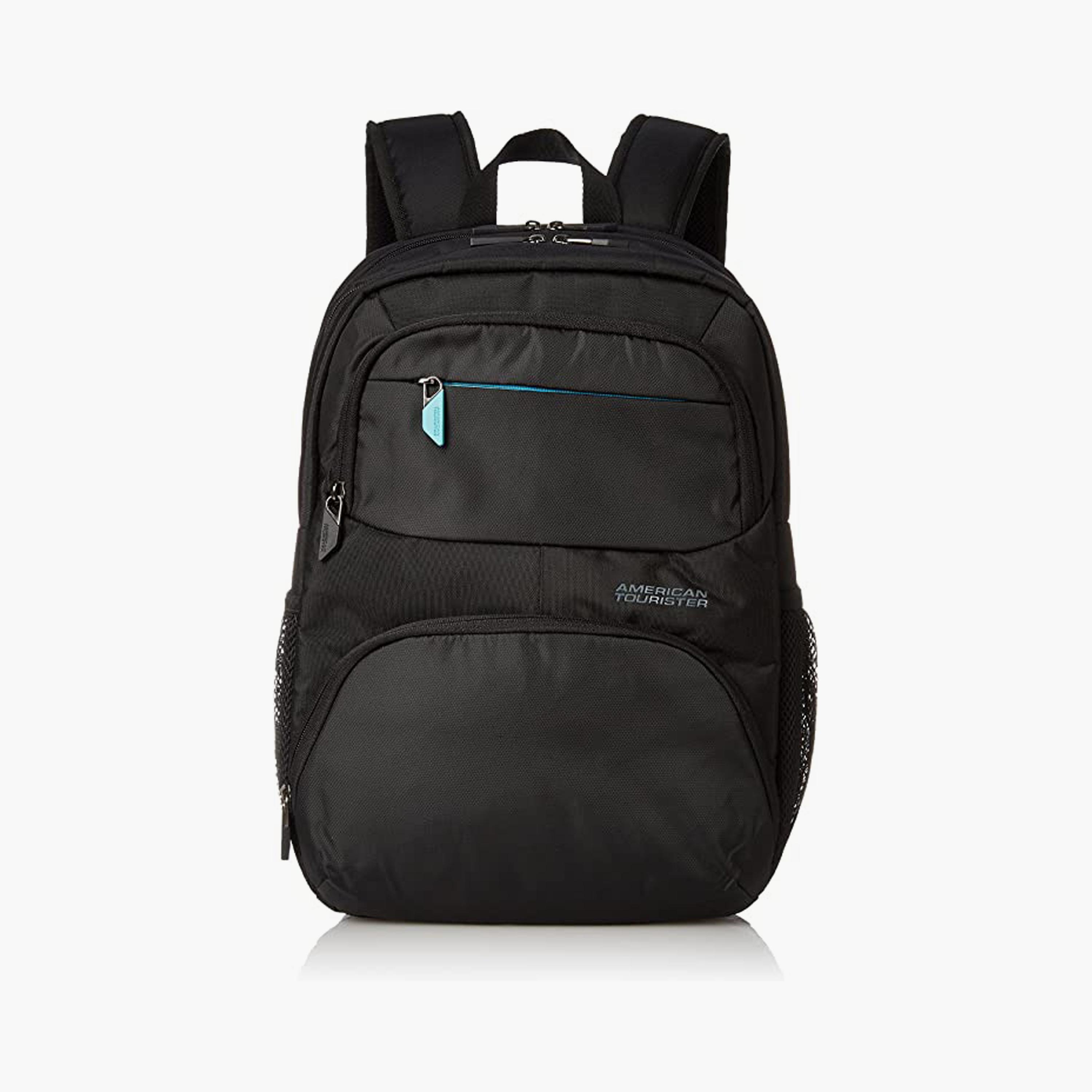 American Tourister 14 L | 18 Inch Amber Laptop Backpack Briefcase Black and Blue | 251-2501-003071-school-bagsandbackpacks-backpacks-image-1