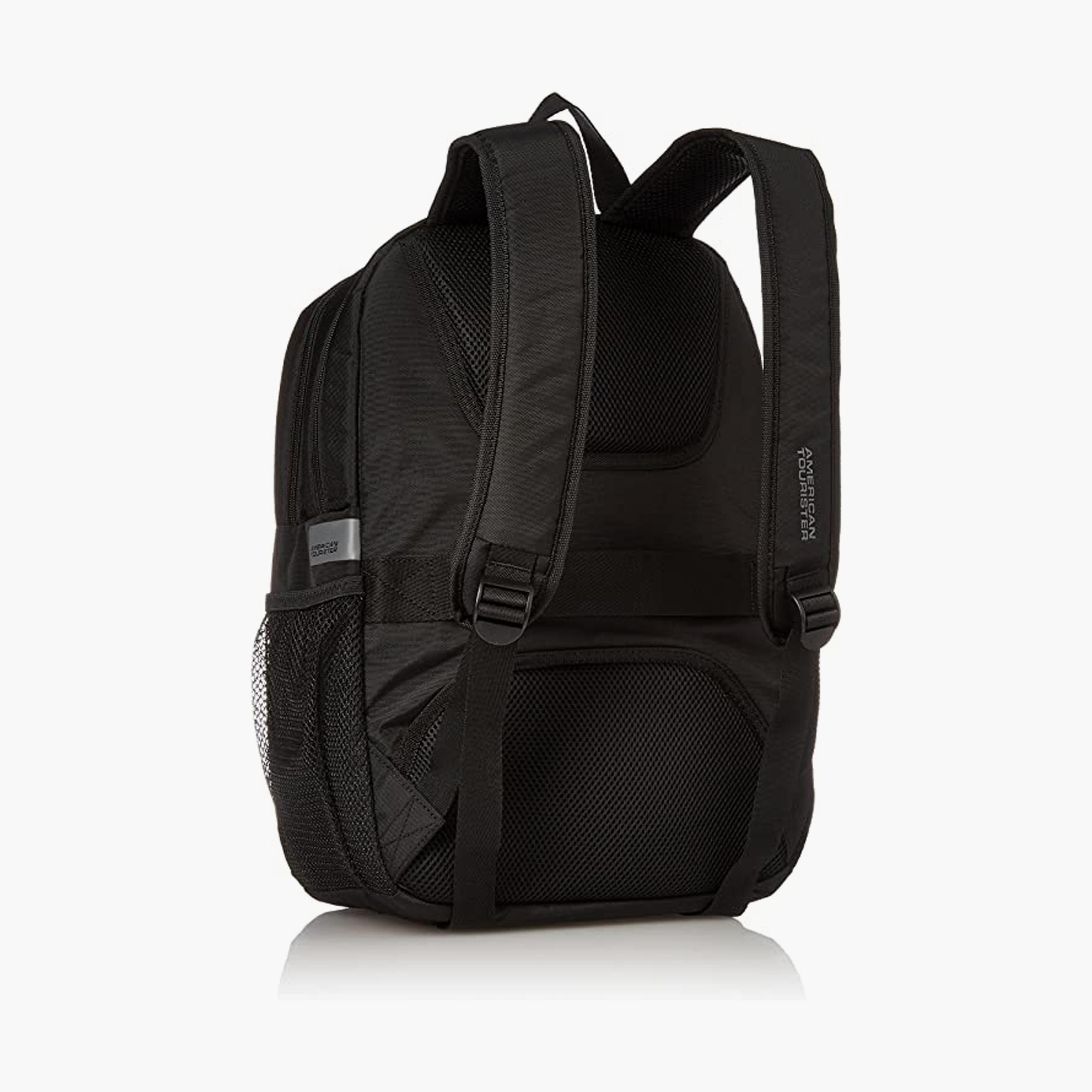 American Tourister 14 L | 18 Inch Amber Laptop Backpack Briefcase Black and Blue | 251-2501-003071-school-bagsandbackpacks-backpacks-image-3