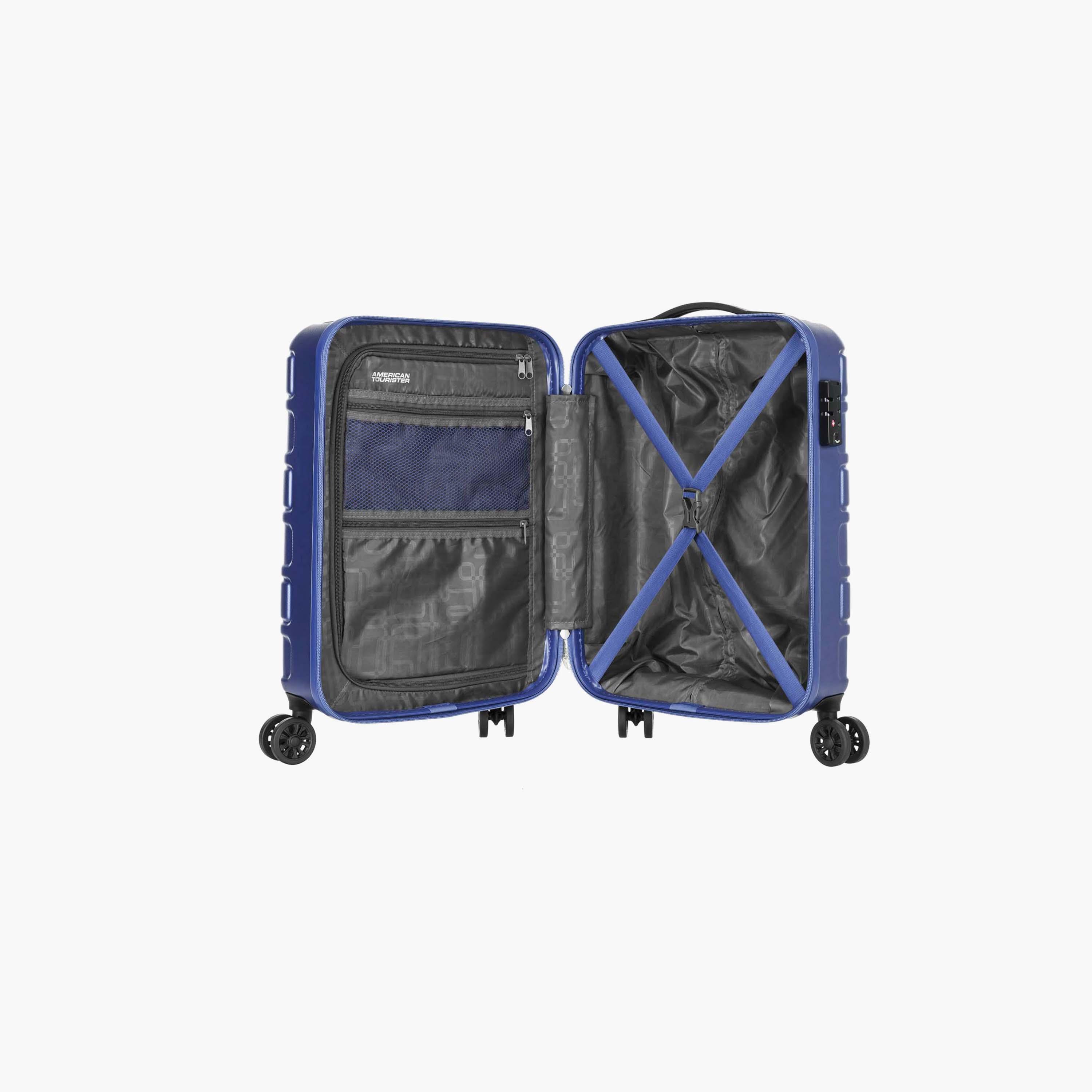 American Tourister 55 CM Cabin Bricklane Hard Small Luggage Trolley Bag Blue | 251-2501-003883-travel-luggagesandbags-luggage-image-2