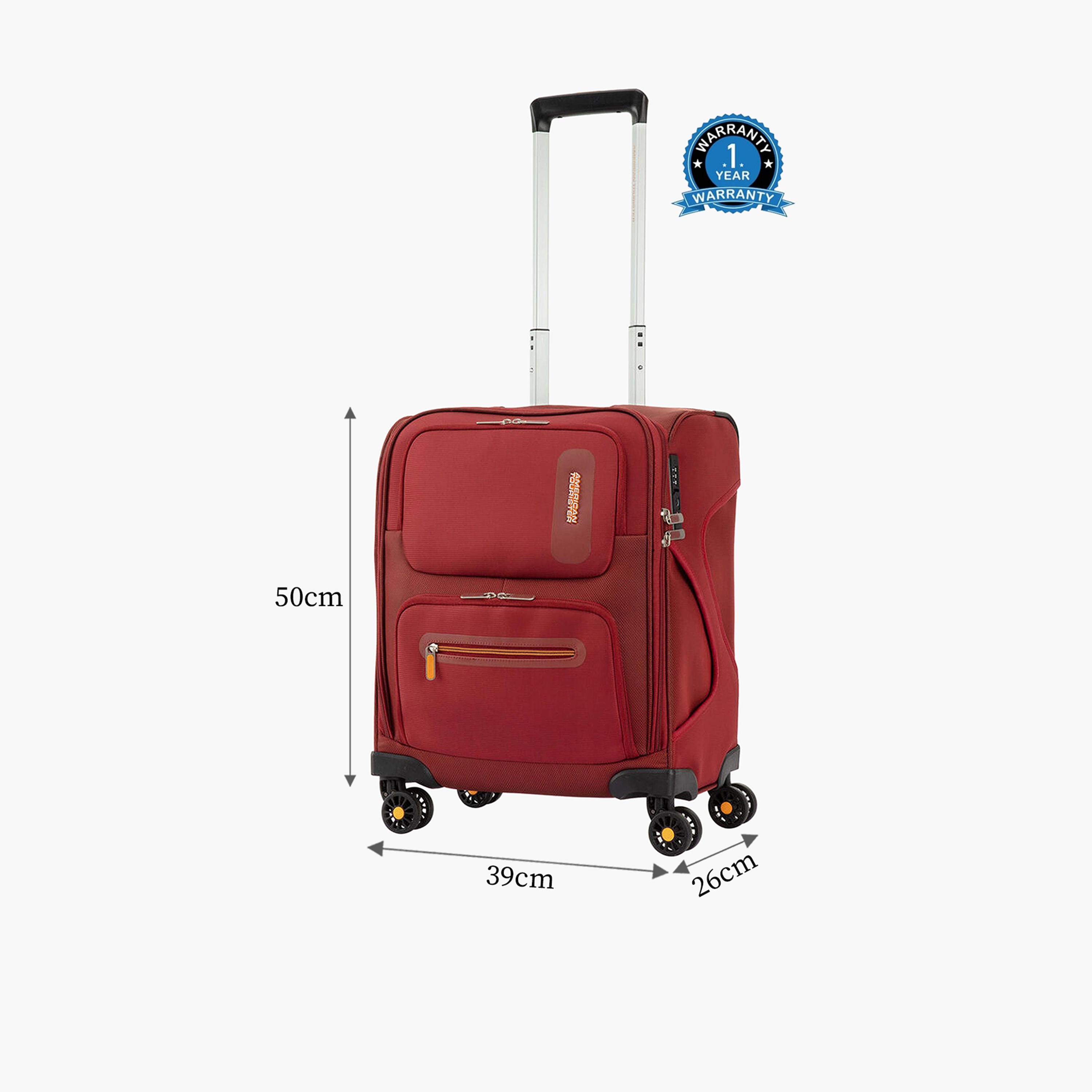 أمريكان توريستر- شنطة ماكسويل 50 سم صغيرة بوليستر سوفت كيس 4 عجلات مع قفل TSA-travel-luggagesandbags-luggage-image-2