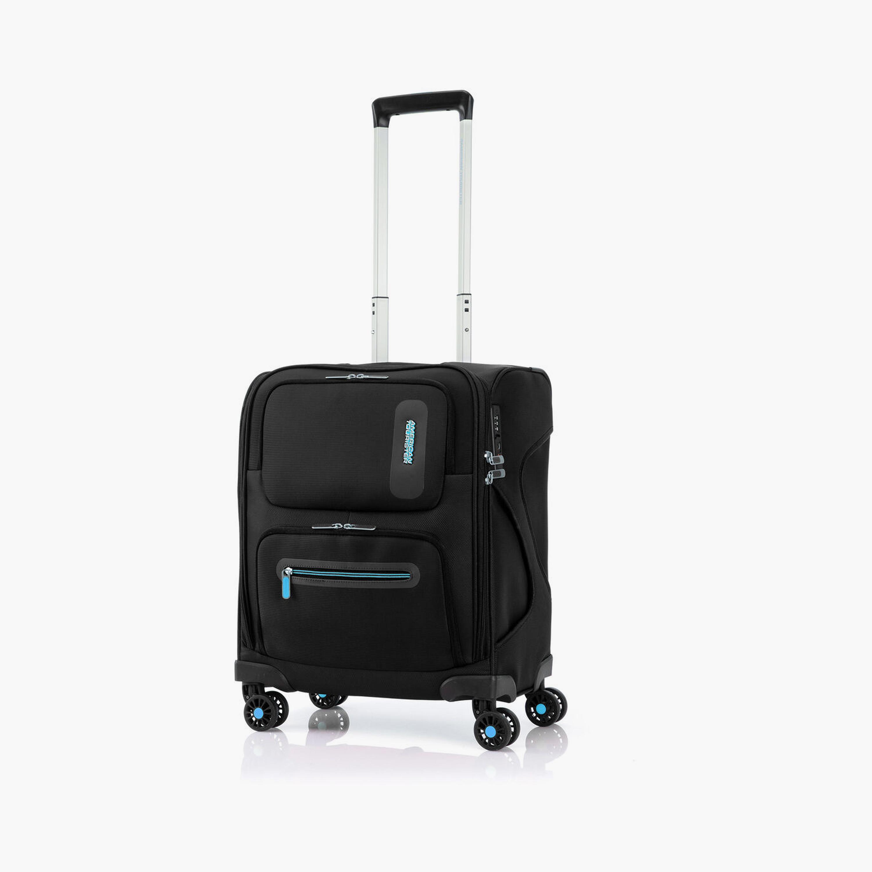 American Tourister 50 CM Cabin Maxwell Soft Luggage Trolley Bag Black | 251-2501-004264-travel-luggagesandbags-luggage-image-1