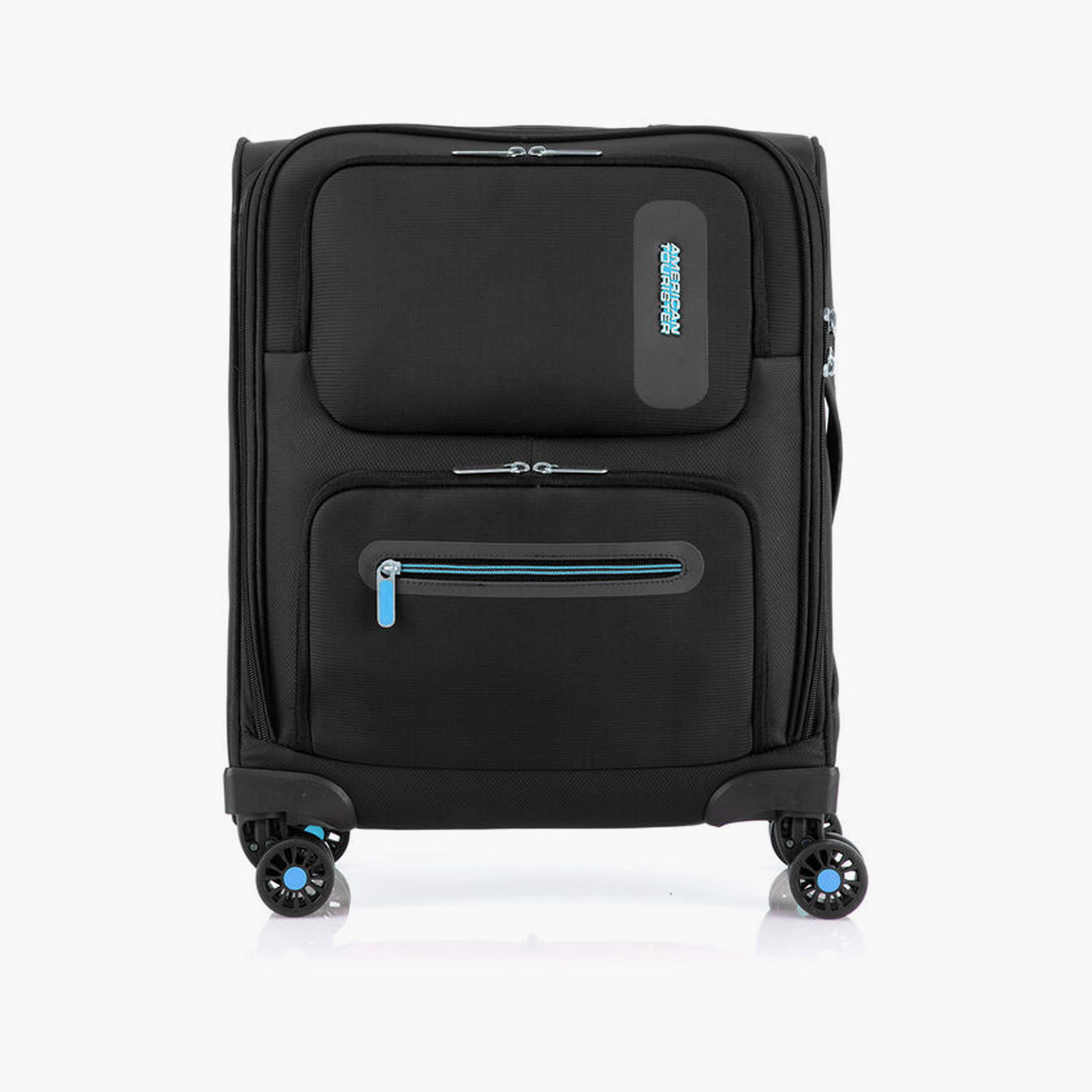 American Tourister 50 CM Cabin Maxwell Soft Luggage Trolley Bag Black | 251-2501-004264-travel-luggagesandbags-luggage-image-2