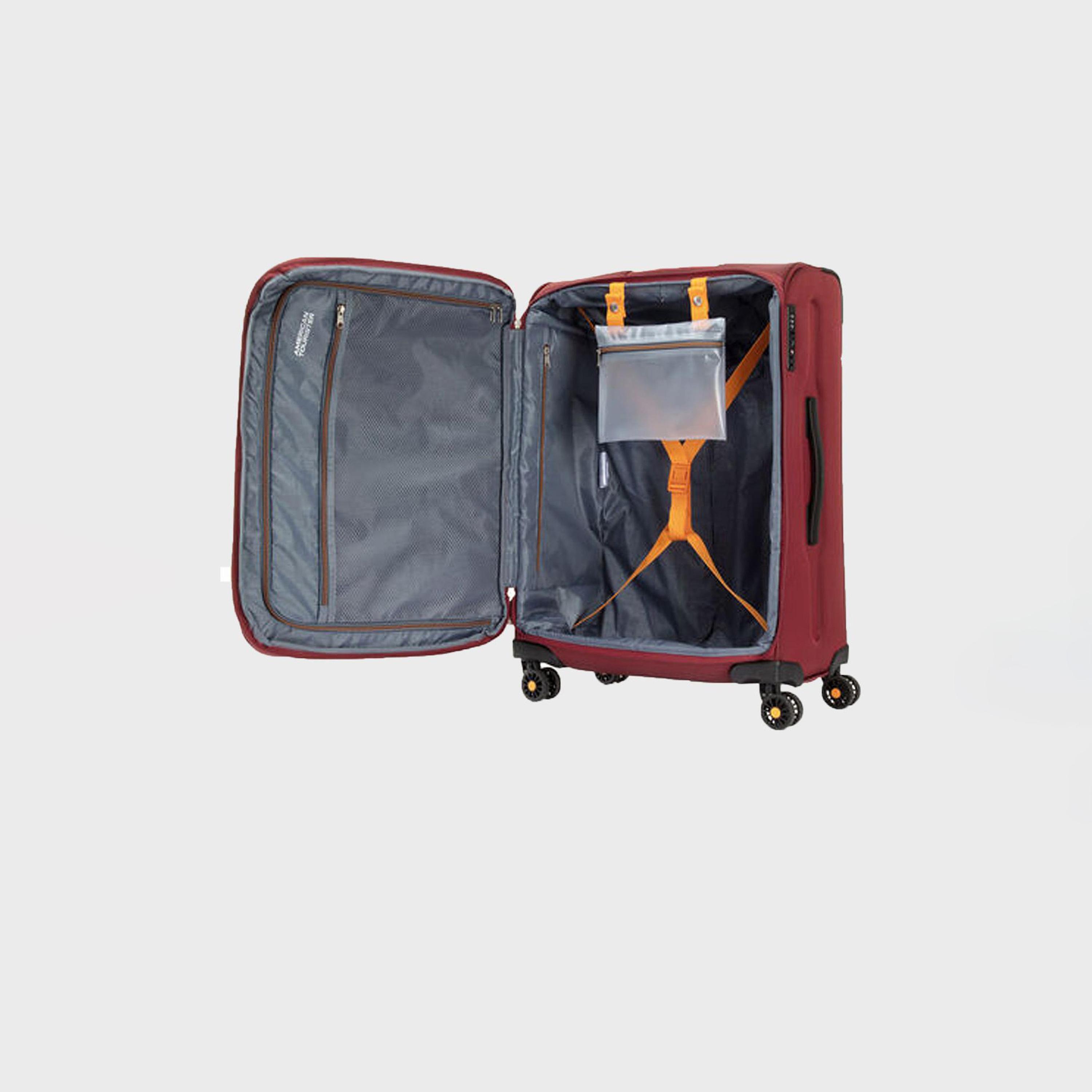 American Tourister Maxwell 68 CM Medium Check-in Polyester Softcase 4-Wheeler Spinner Luggage Trolley Bag with TSA Lock | 251-2501-004266-travel-luggagesandbags-luggage-image-6