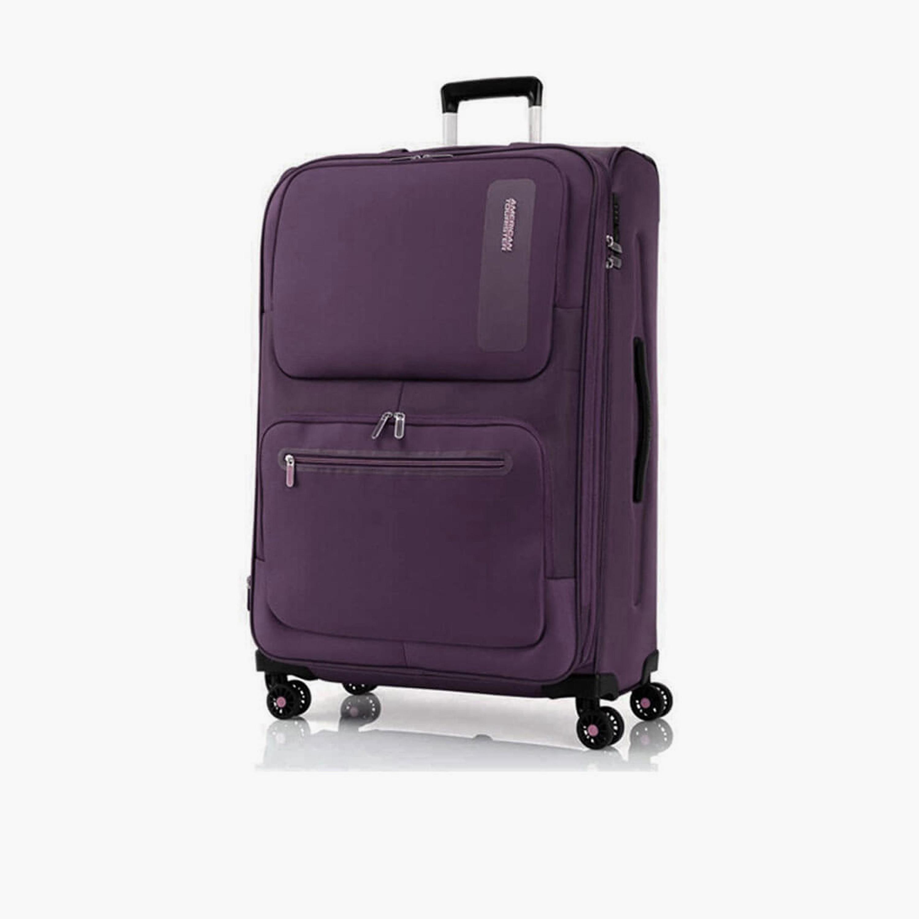 American Tourister Maxwell 68 CM Medium Check-in Polyester Softcase 4-Wheeler Trolley Bag | 251-2501-004268-travel-luggagesandbags-luggage-image-1