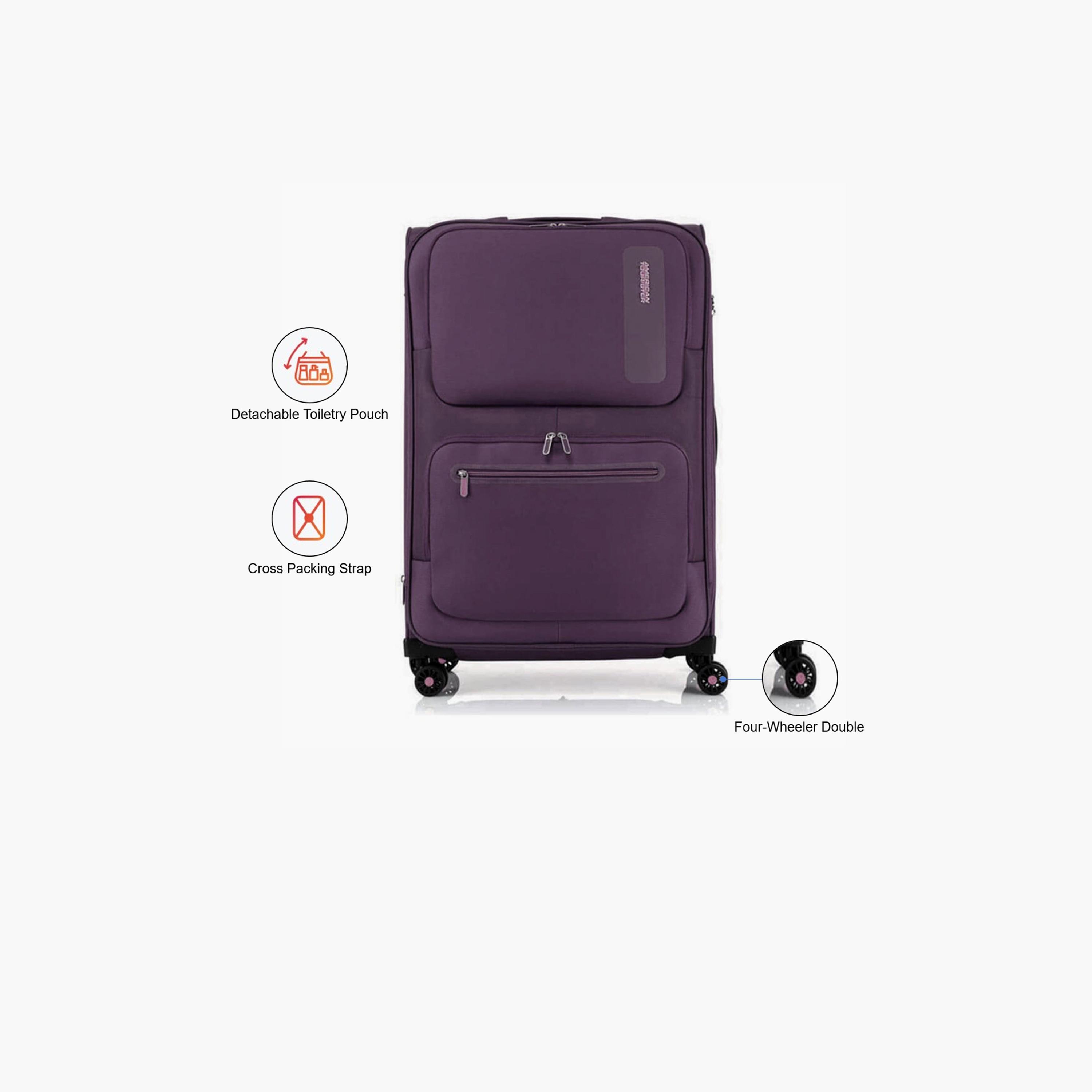 أمريكان توريستر- شنطة ماكسويل 68 سم بوليستر بأربع عجلات -travel-luggagesandbags-luggage-image-3