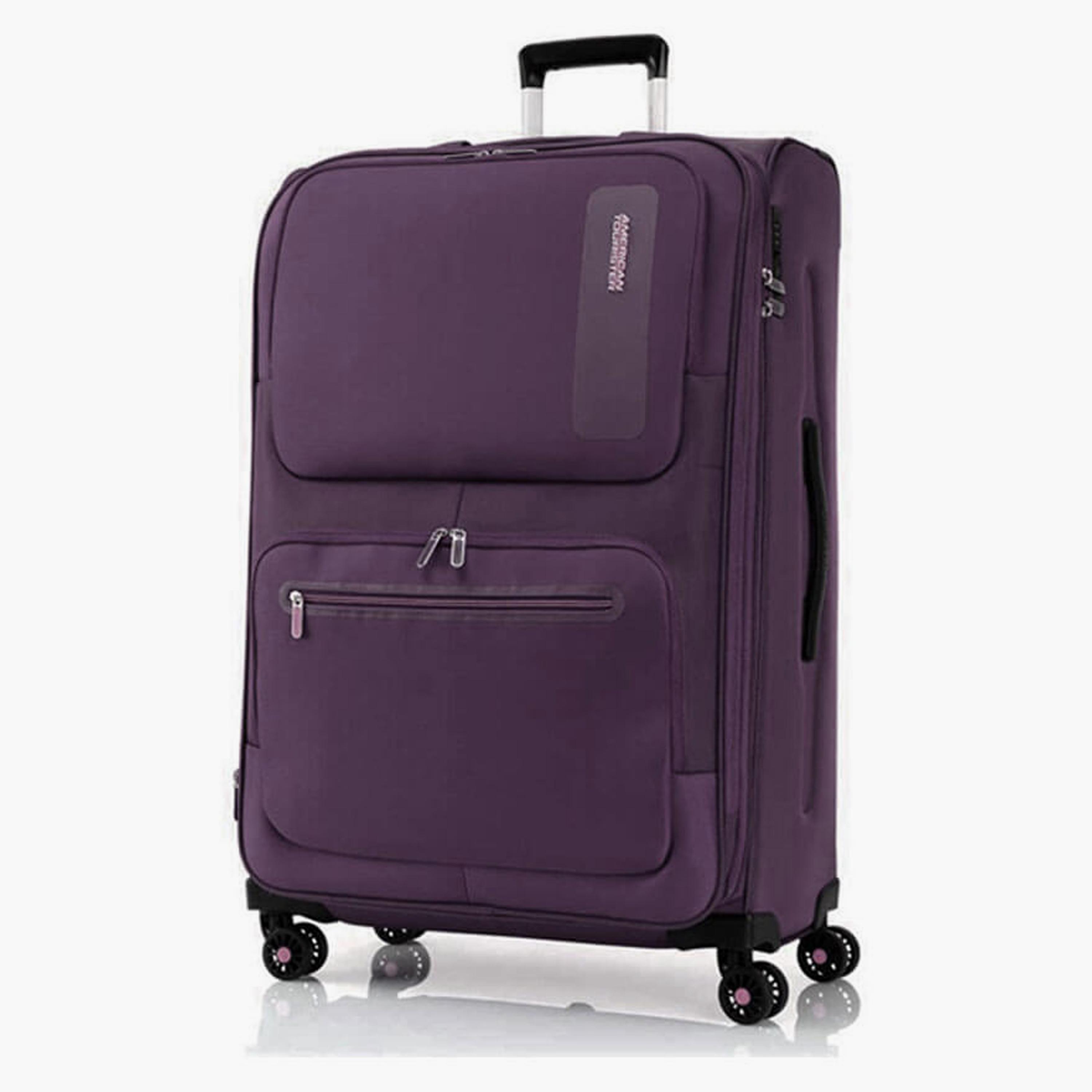 American Tourister 81CM Maxwell Soft Large Check-in Luggage Trolley Bag Purple | 251-2501-004271-travel-luggagesandbags-luggage-image-1