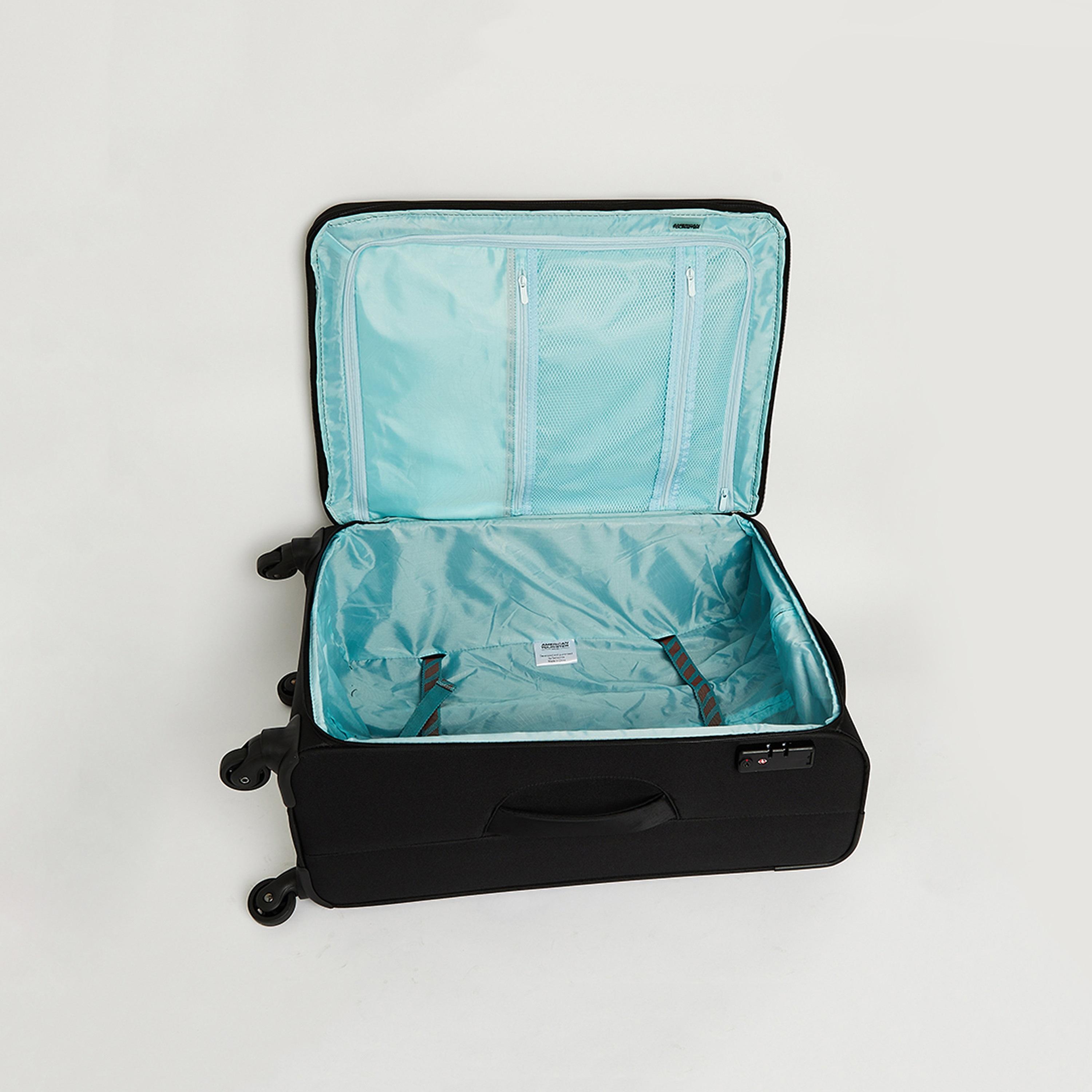 American Tourister 70CM Marina Soft Medium Check-in Luggage Trolley Bag Black | 251-2501-004591-travel-luggagesandbags-luggage-image-2