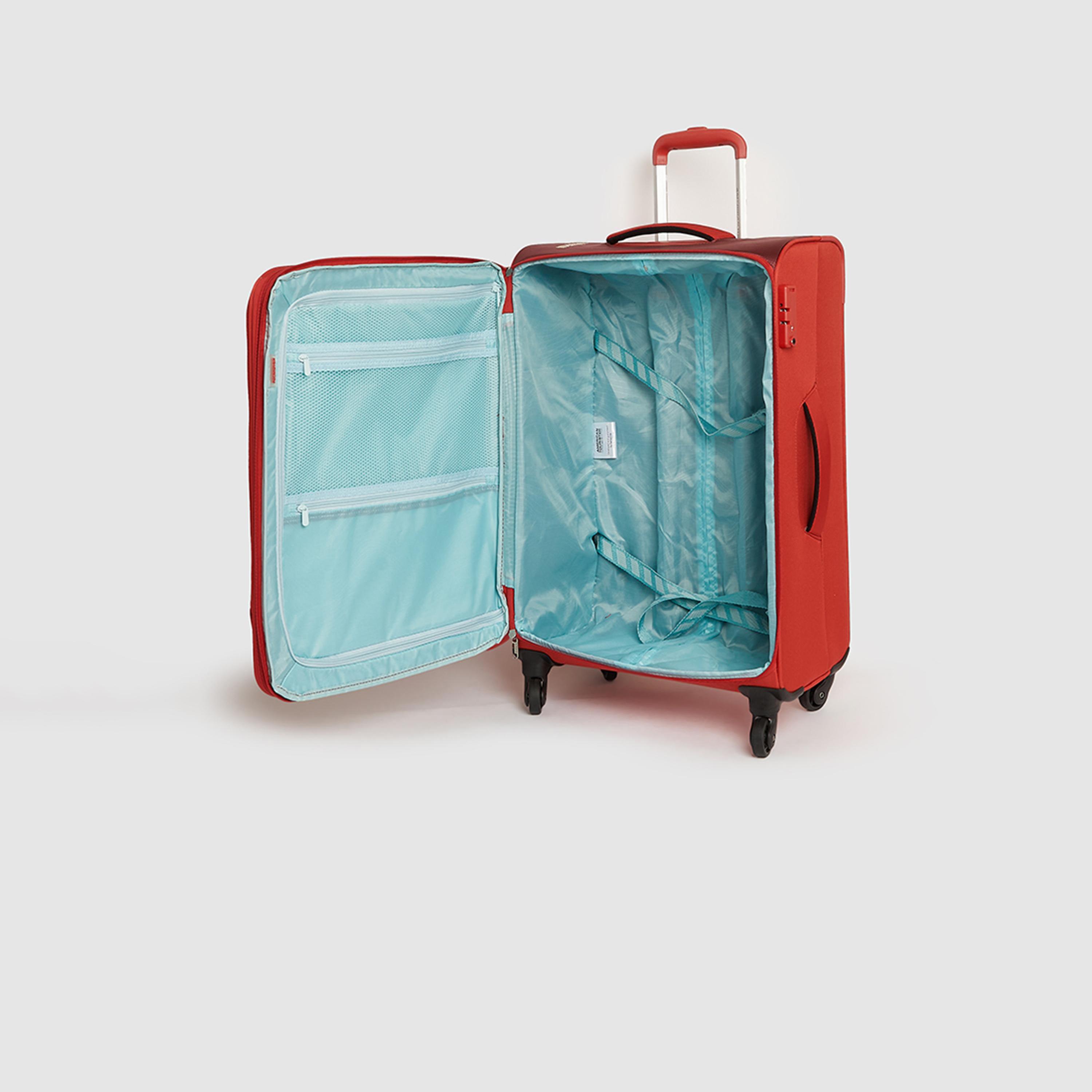 American Tourister Marina 70 CM Medium Check-in Polyester Softcase 4-Wheeler Trolley Bag with TSA Lock | 251-2501-004596-travel-luggagesandbags-luggage-image-6