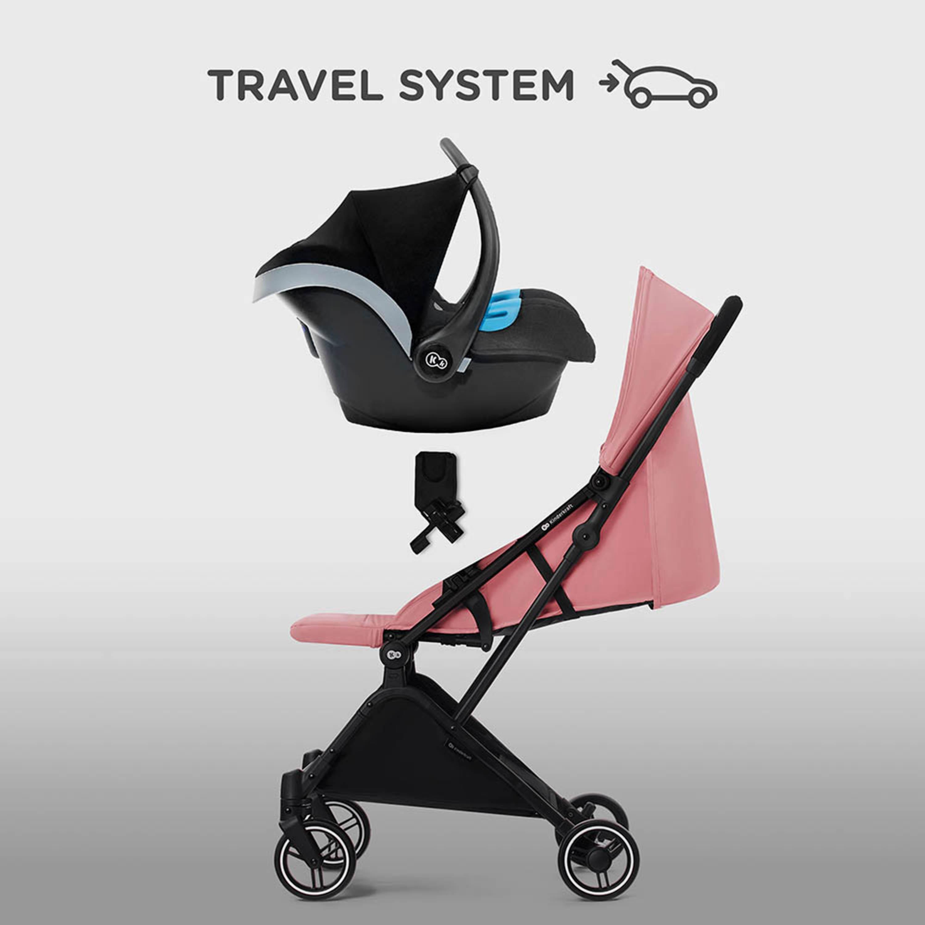 Kinderkraft Indy2 + Mink Lightweight Stroller-baby-gear-strollersandprams-strollers-image-4