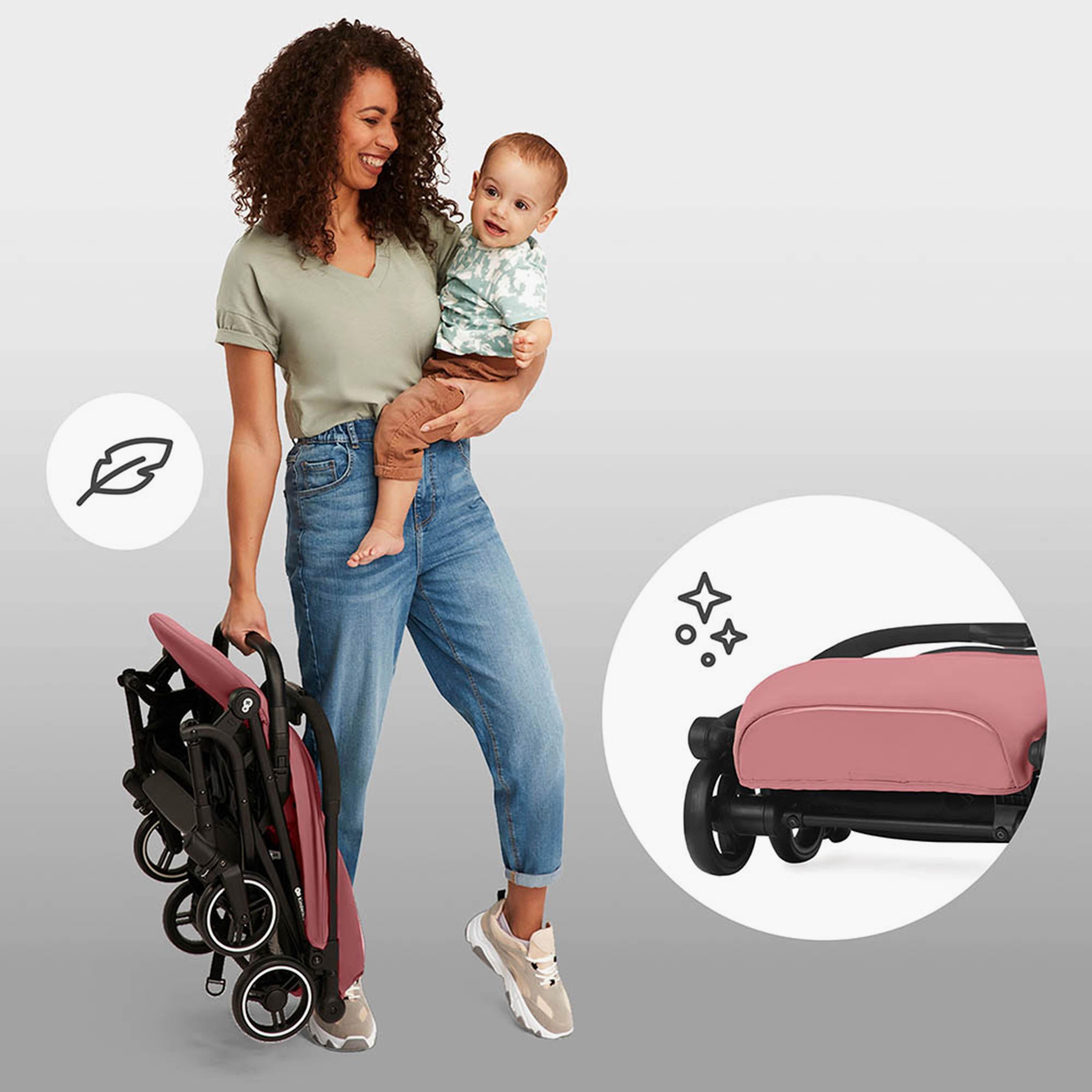 Kinderkraft Indy2 + Mink Lightweight Stroller-baby-gear-strollersandprams-strollers-image-5