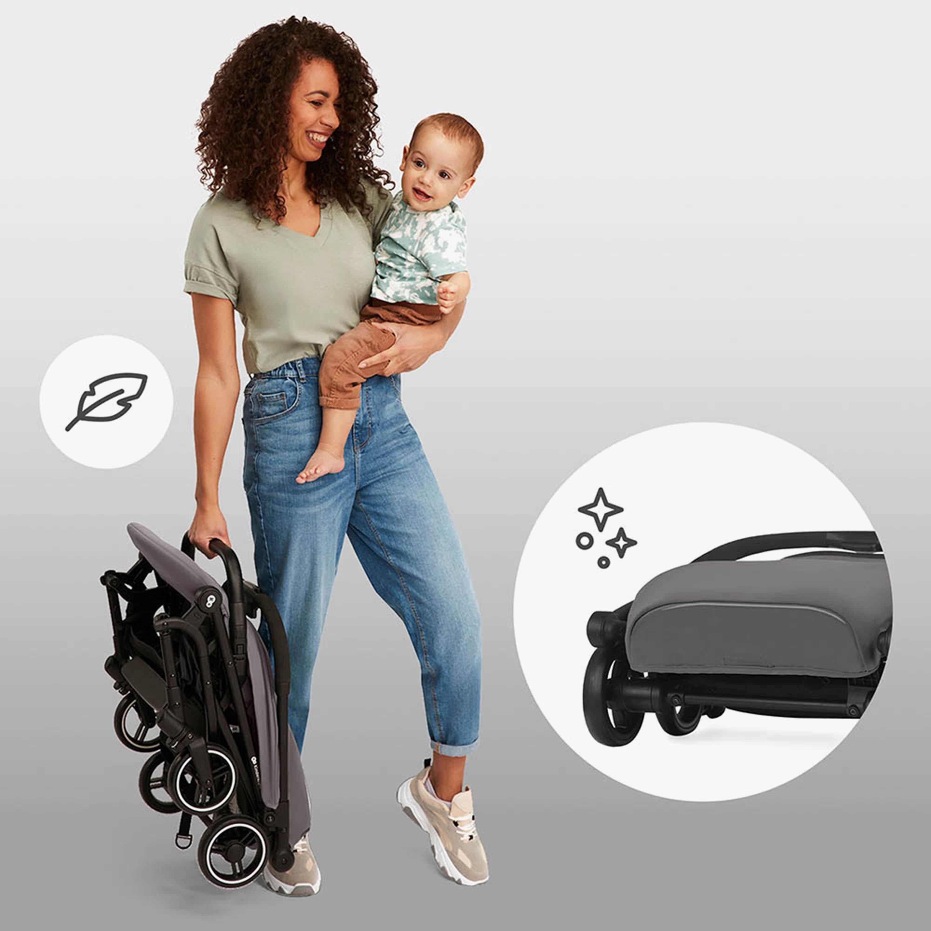 Kinderkraft Indy2 + Mink Lightweight Stroller-baby-gear-strollersandprams-strollers-image-2