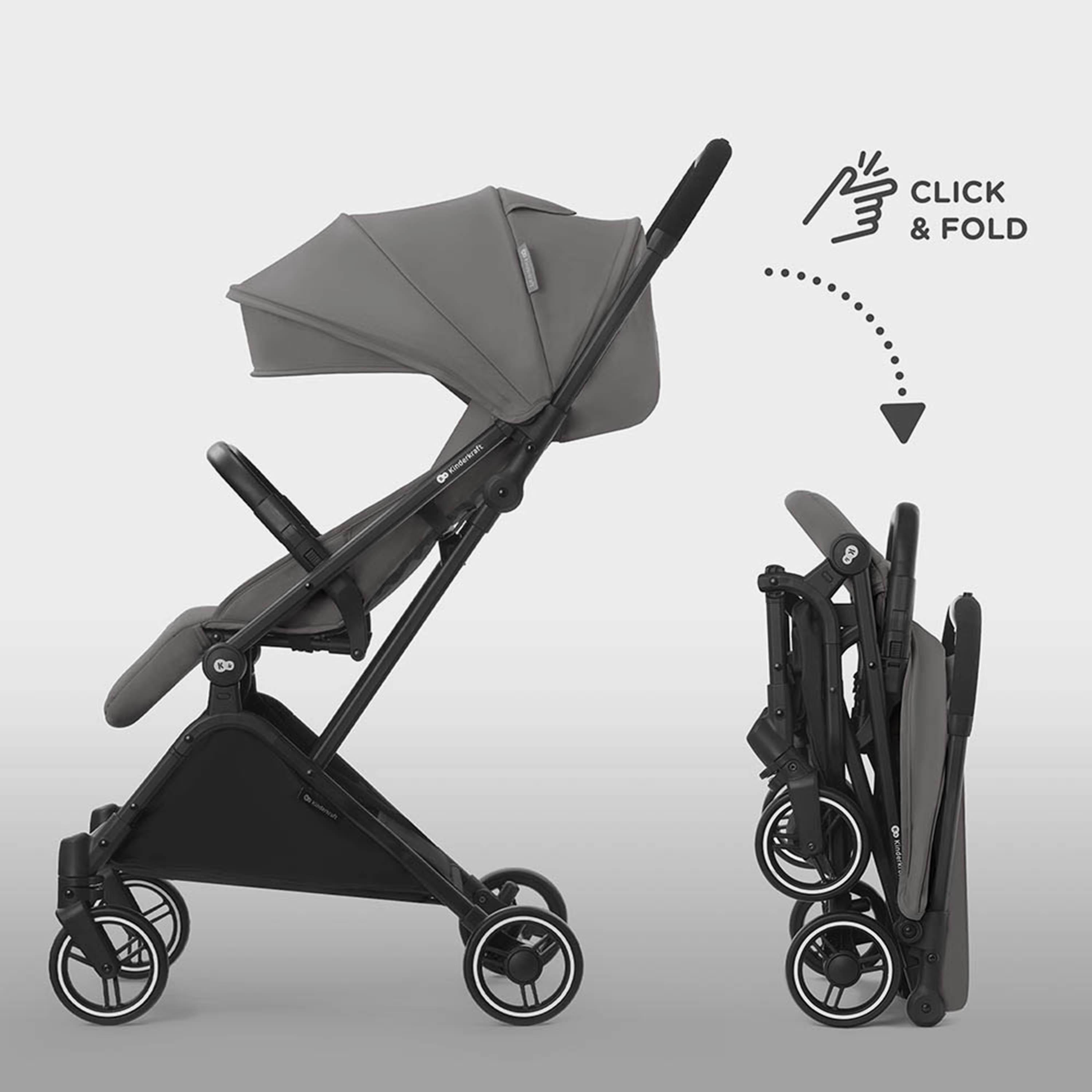 Kinderkraft Indy2 + Mink Lightweight Stroller-baby-gear-strollersandprams-strollers-image-5