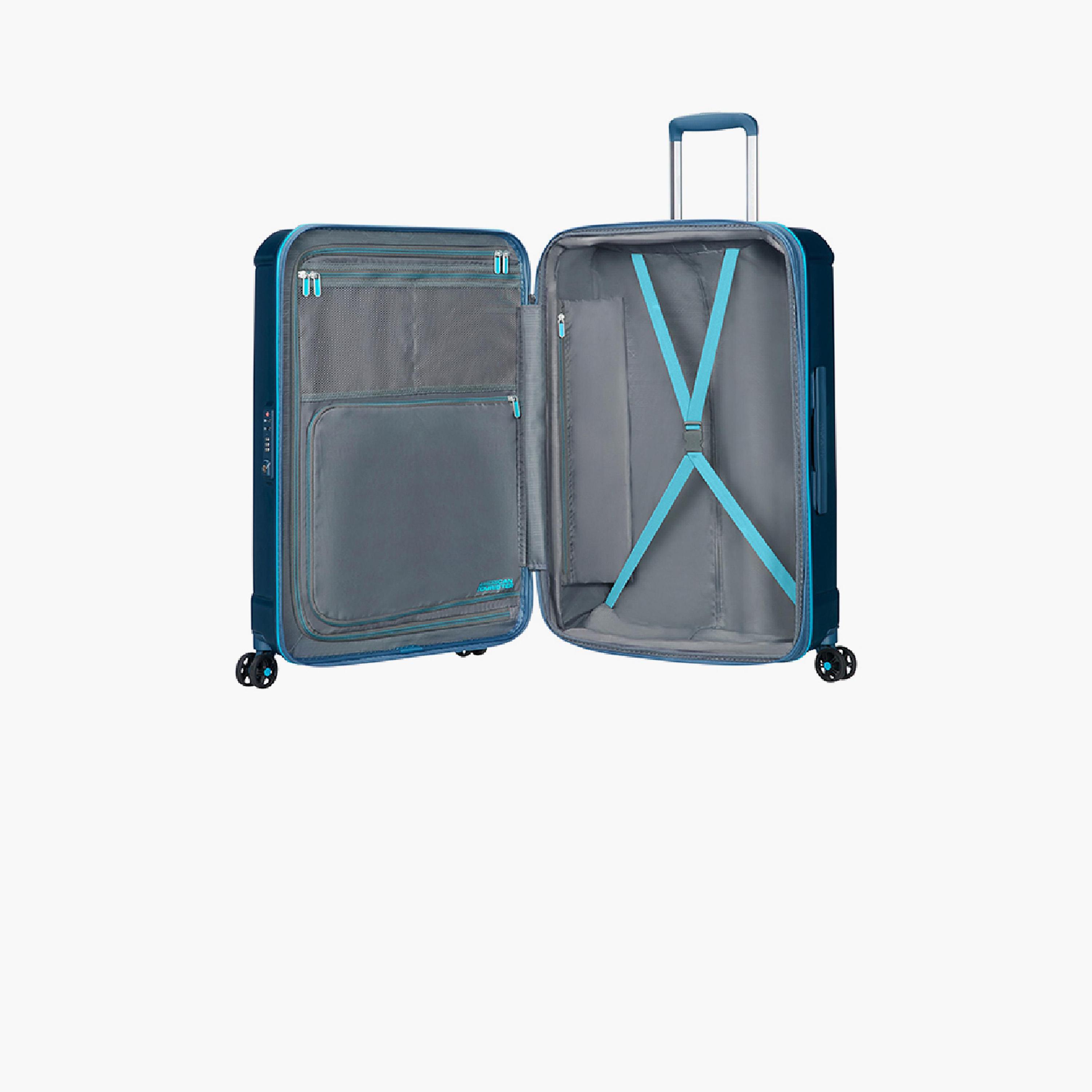 American Tourister 77CM Technum Hard Large Check-in Luggage Trolley Bag Metallic Blue | 251-2501-004504-travel-luggagesandbags-luggage-image-5
