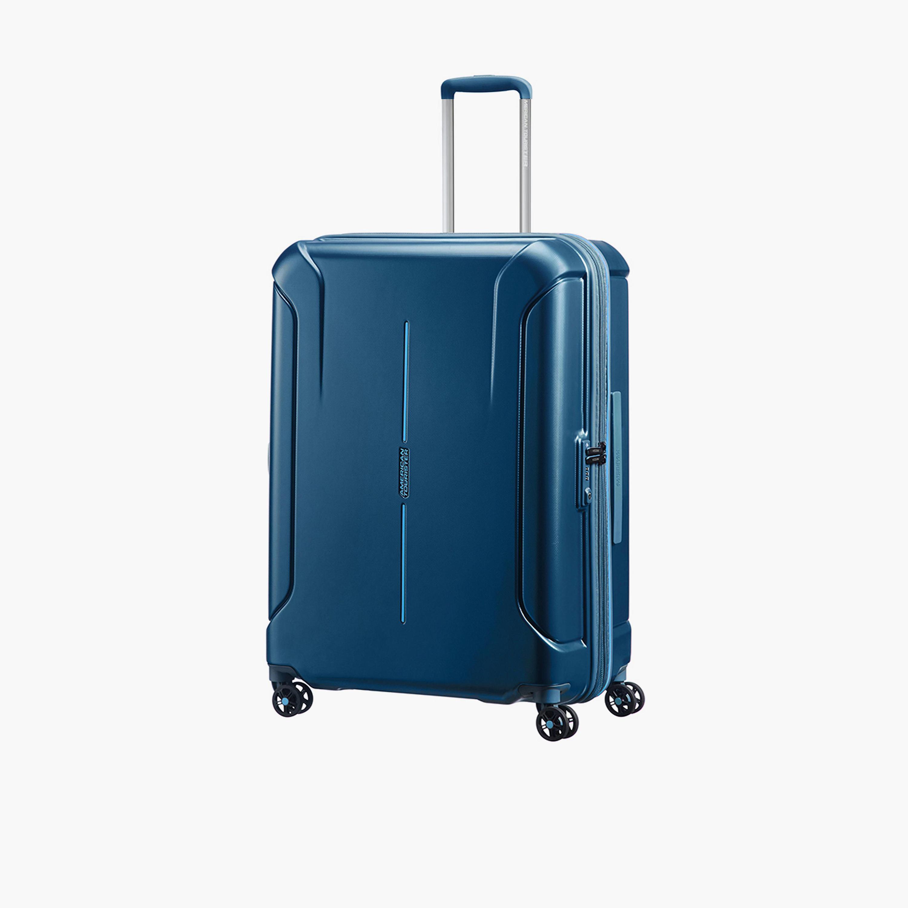 American Tourister 55CM Technum Next Hard Cabin Luggage Trolley Bag Metallic Blue | 251-2501-004502-travel-luggagesandbags-luggage-image-1