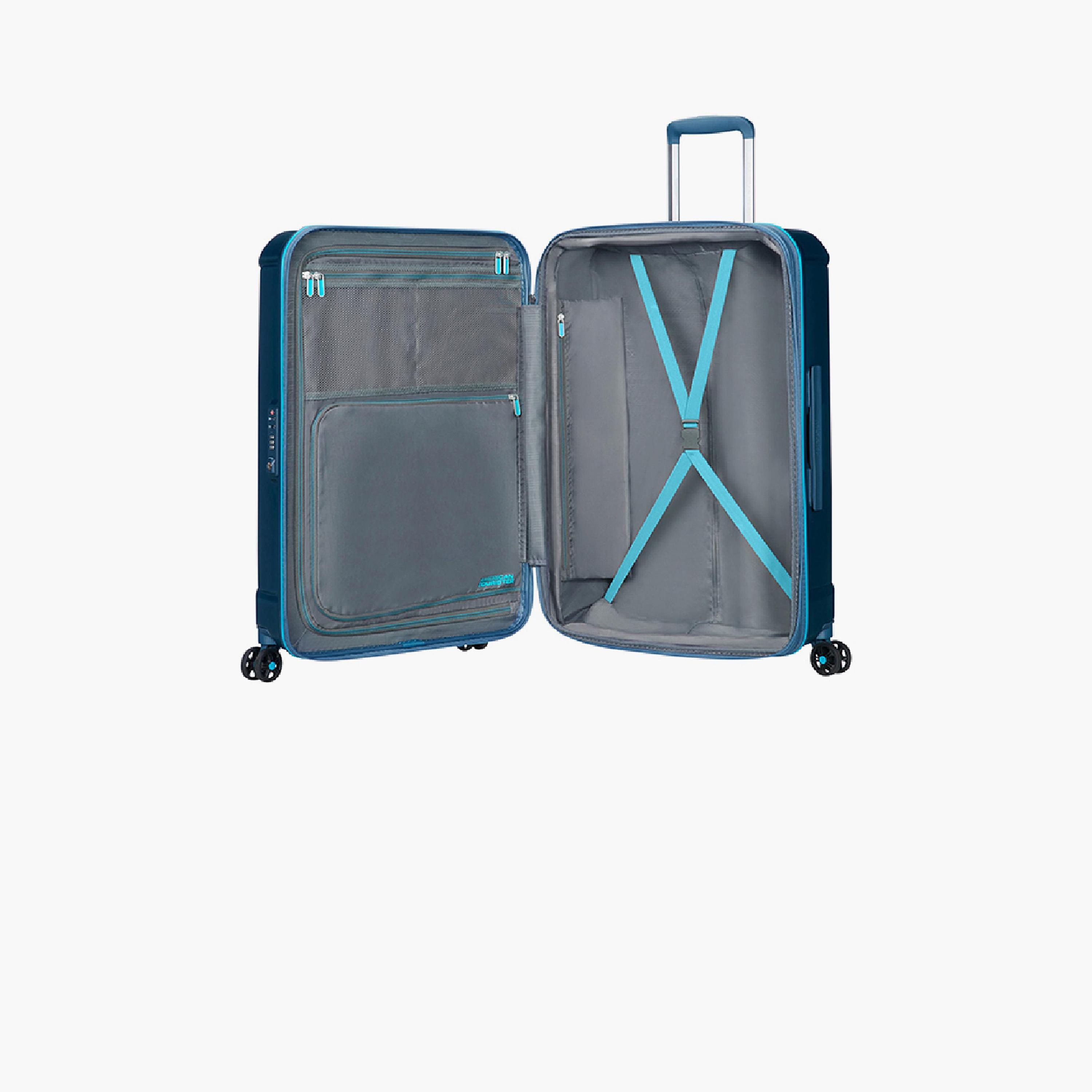 American Tourister 55CM Technum Next Hard Cabin Luggage Trolley Bag Metallic Blue | 251-2501-004502-travel-luggagesandbags-luggage-image-5