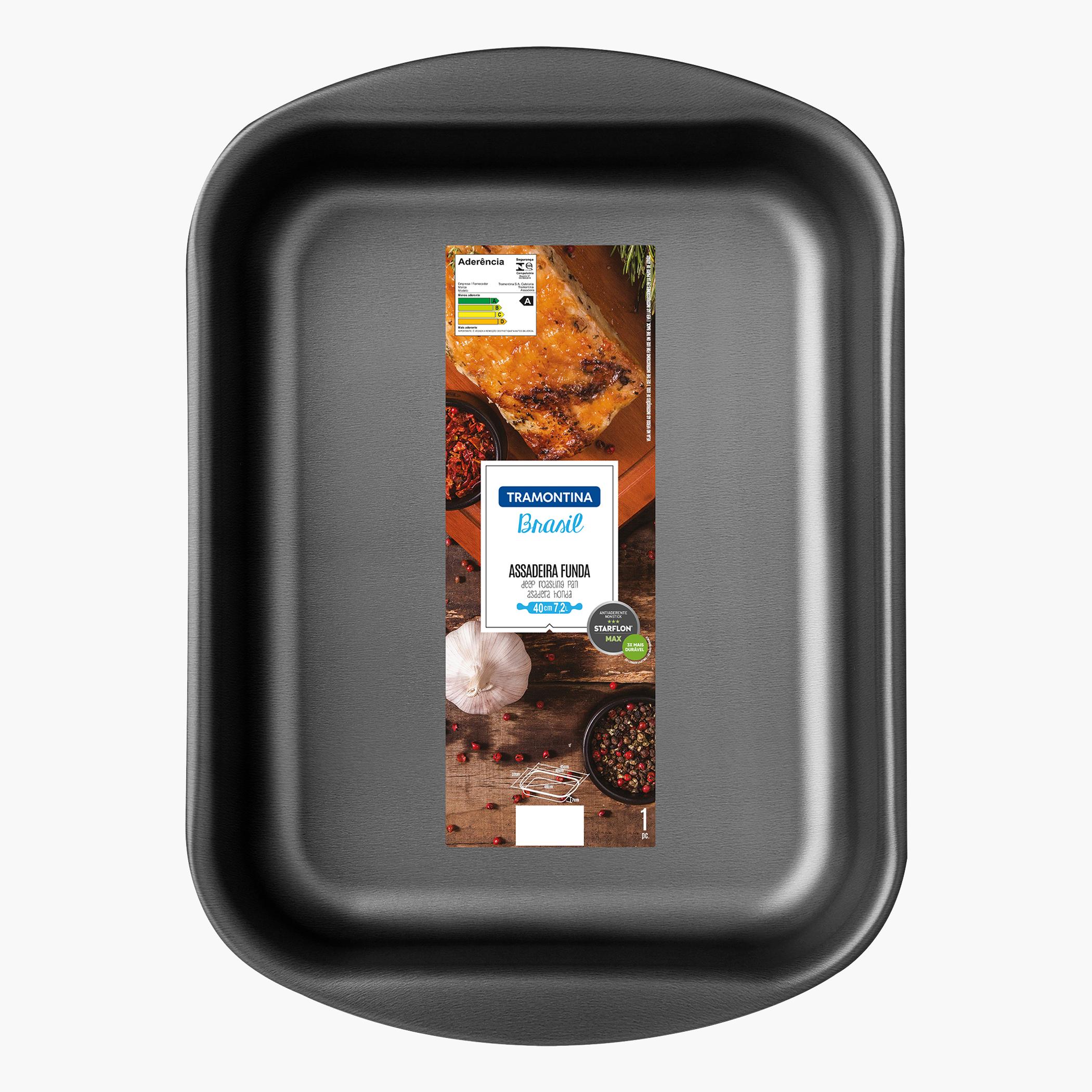 Tramontina Brasil Aluminum Non-Stick Roasting Pan - 7.2 L