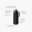 Tramontina Exata Thermal Beverage Dispenser with Glass Liner - 1 L-household-dining-teaandcoffee-vacuumflaskscoffeeandteapots-image-3