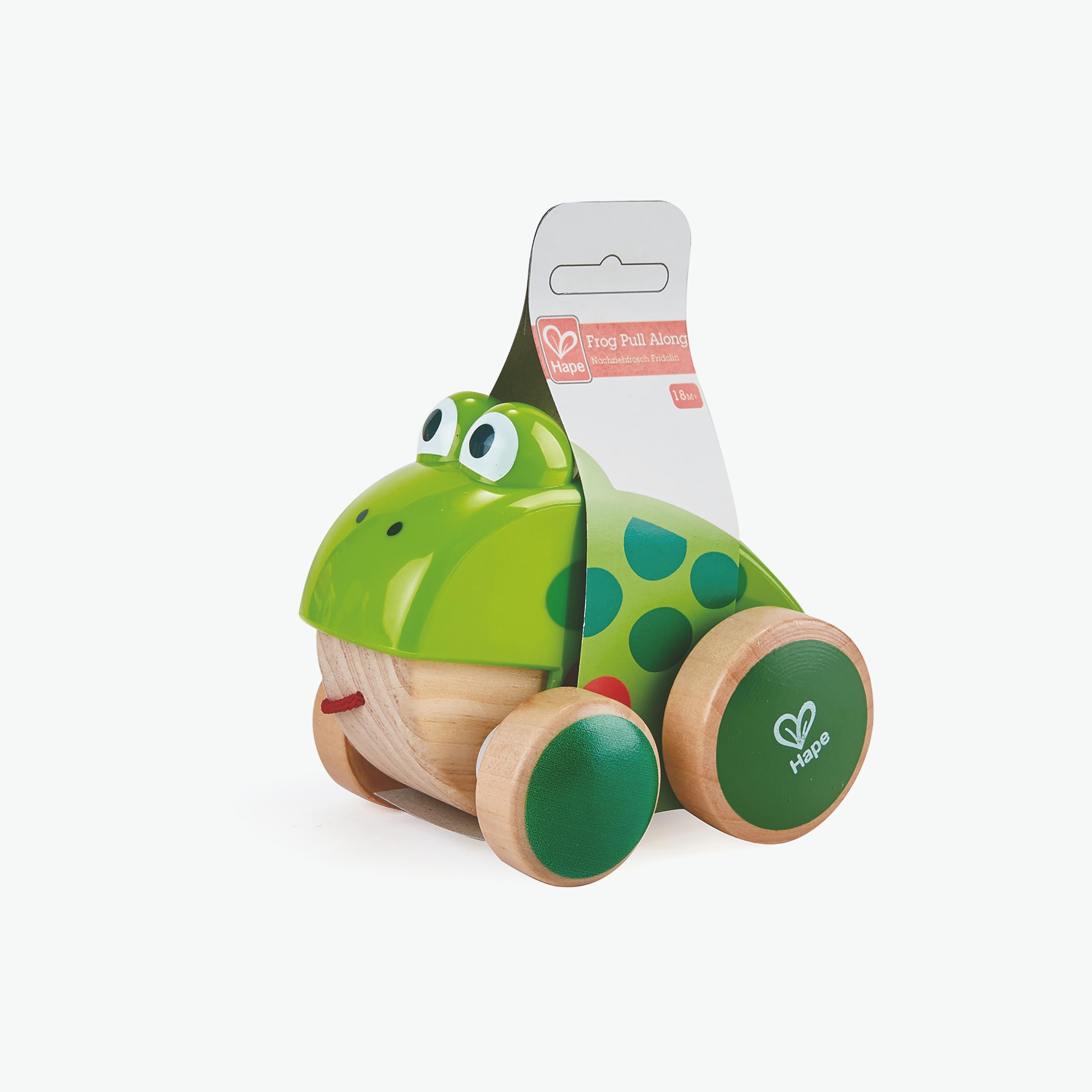 Hape Frog Pull Along Push And Pull Toy-toys-babyandtoddlertoys-pushandpulltoys-image-3