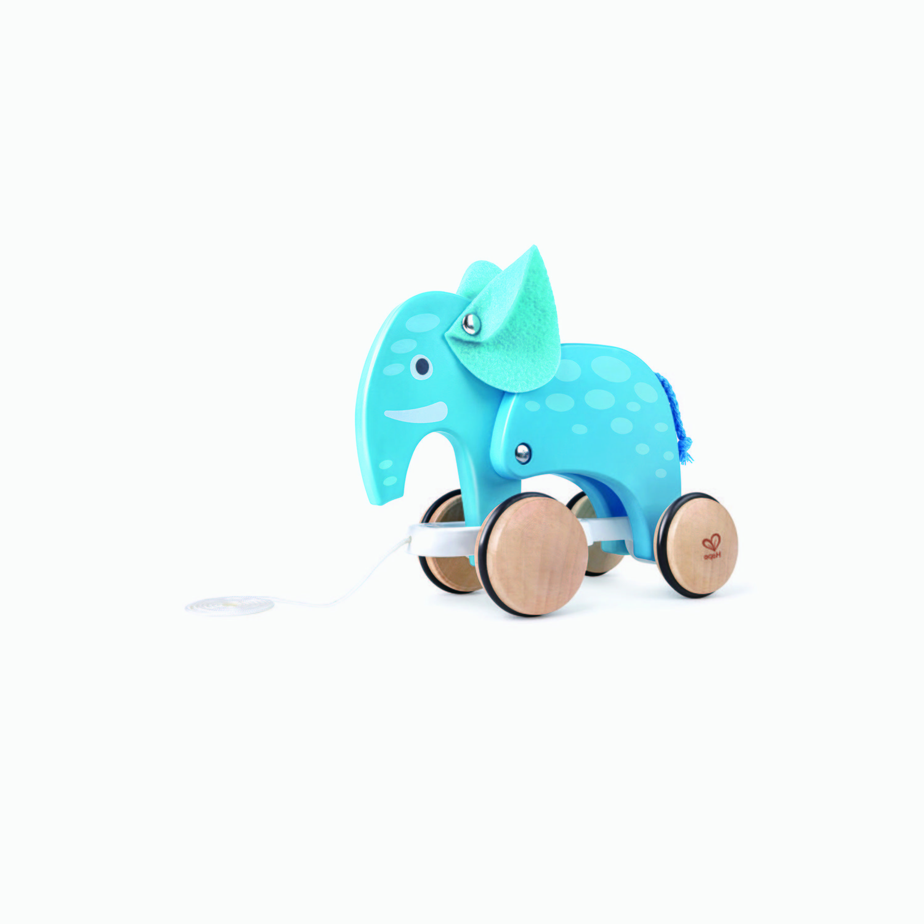 Hape Elephant Pull Along Push And Pull Toy-toys-babyandtoddlertoys-pushandpulltoys-image-1