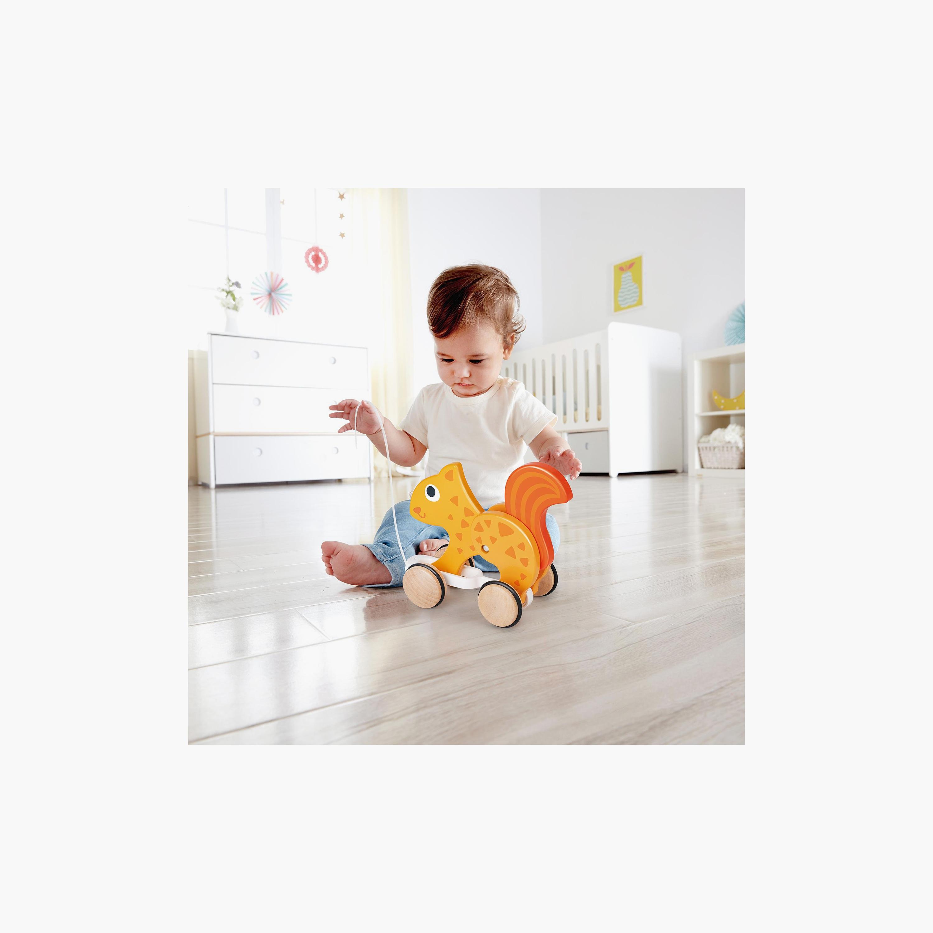 Hape Squirrel Pull Along Push And Pull Toy-toys-babyandtoddlertoys-pushandpulltoys-image-5