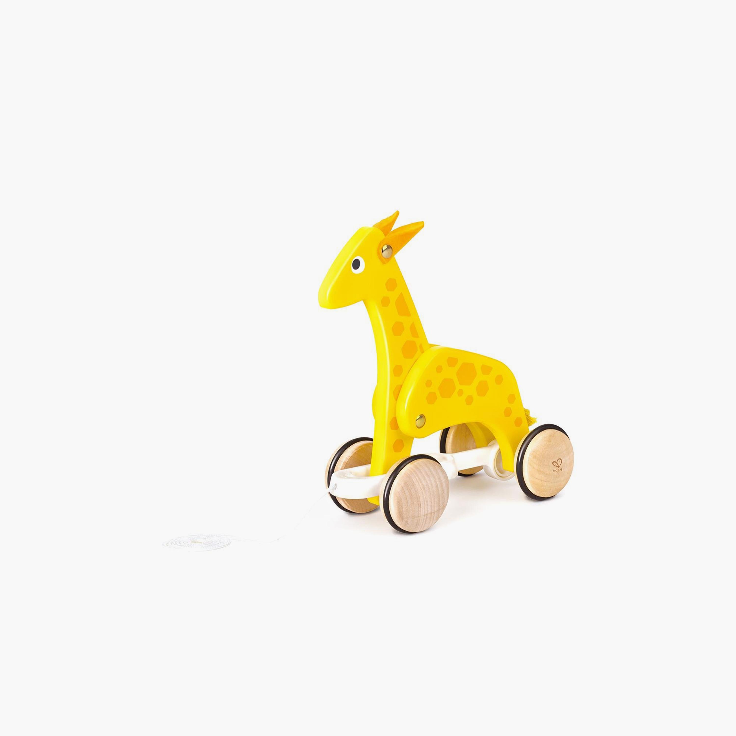 لعبة سحب و دفع زرافة السحب من هيب-toys-babyandtoddlertoys-pushandpulltoys-image-1