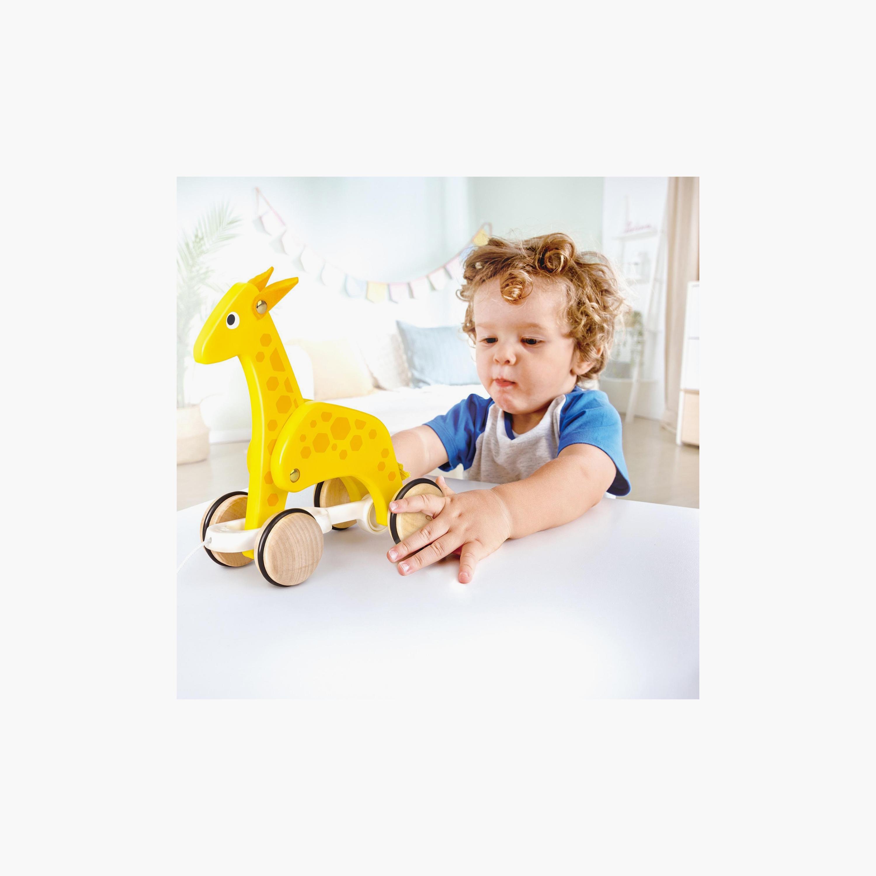 لعبة سحب و دفع زرافة السحب من هيب-toys-babyandtoddlertoys-pushandpulltoys-image-5