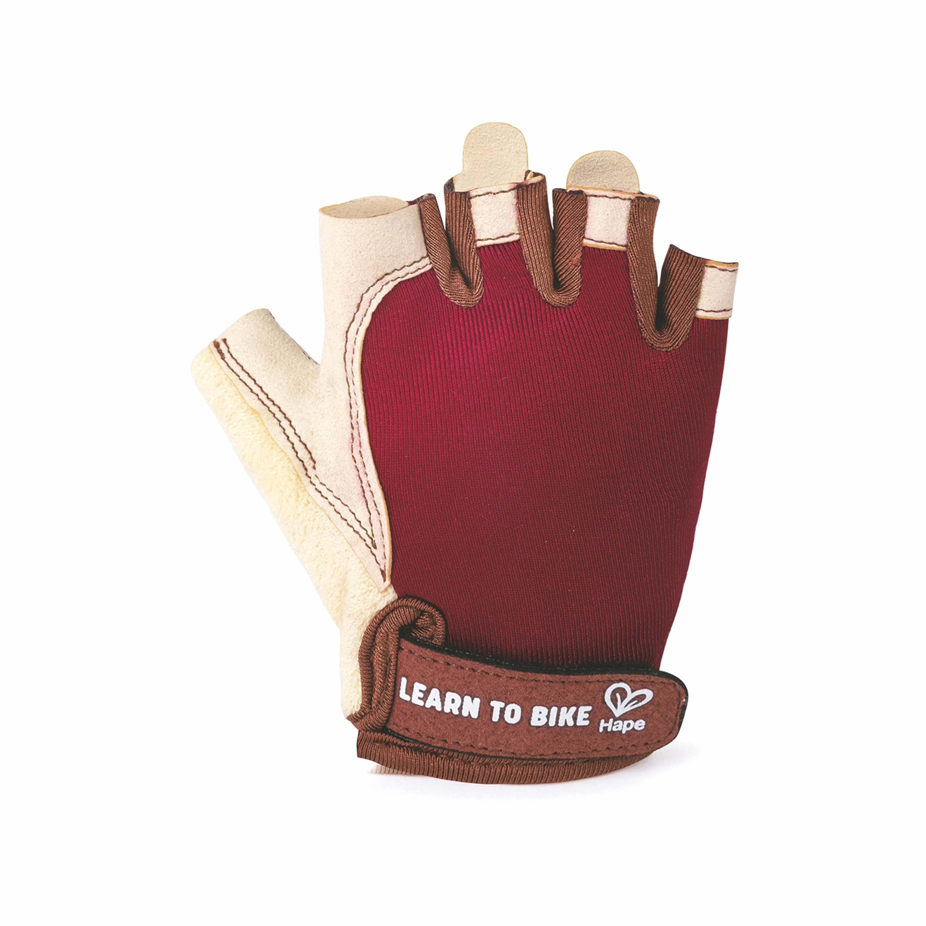 Hape Sporty Kids Gloves, Red-toys-outdoor-bikesandrideons-bikesafetyaccessories-image-2