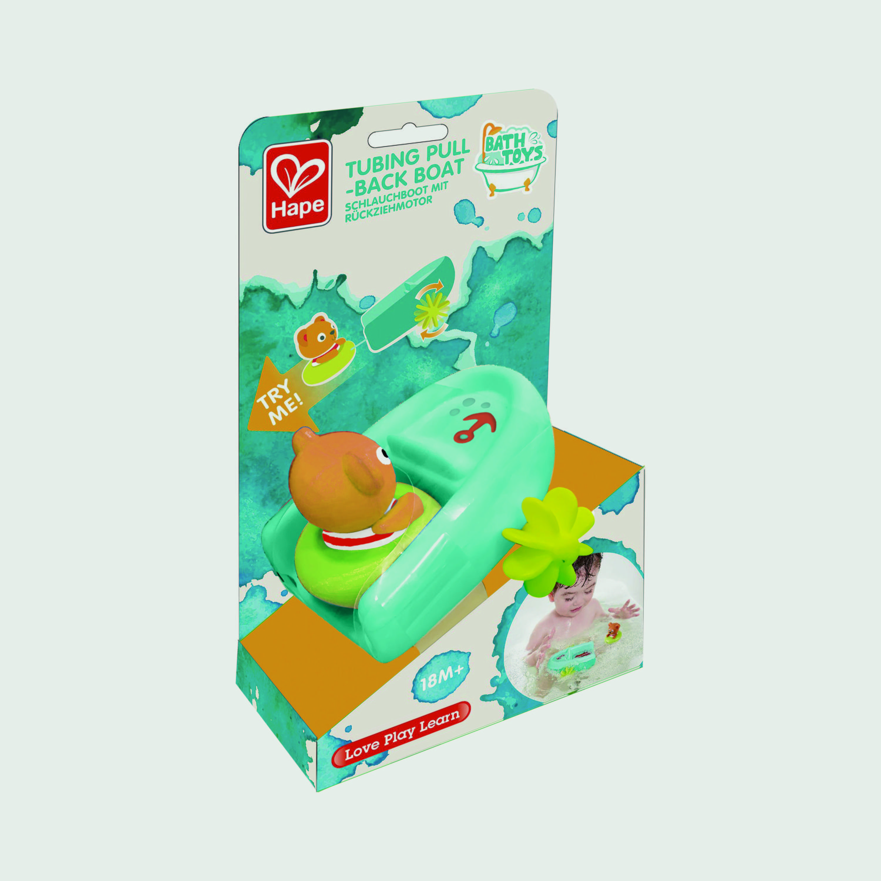 Hape Tubing Pull Back Boat Bath Toy-toys-babyandtoddlertoys-bathtoys-image-5