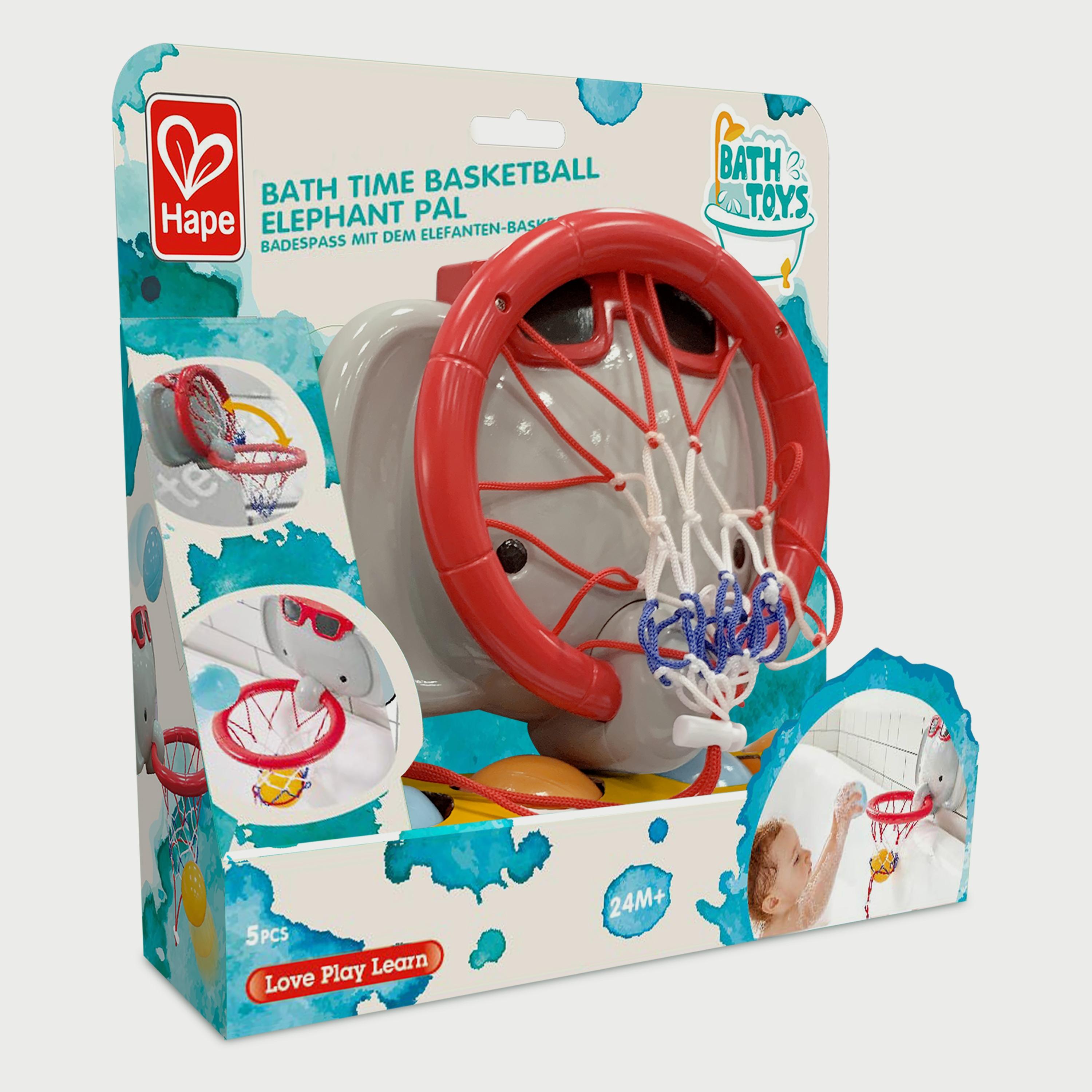 Hape Bath Time Basketball Elephant Pal  Bath Toy-toys-babyandtoddlertoys-bathtoys-image-5