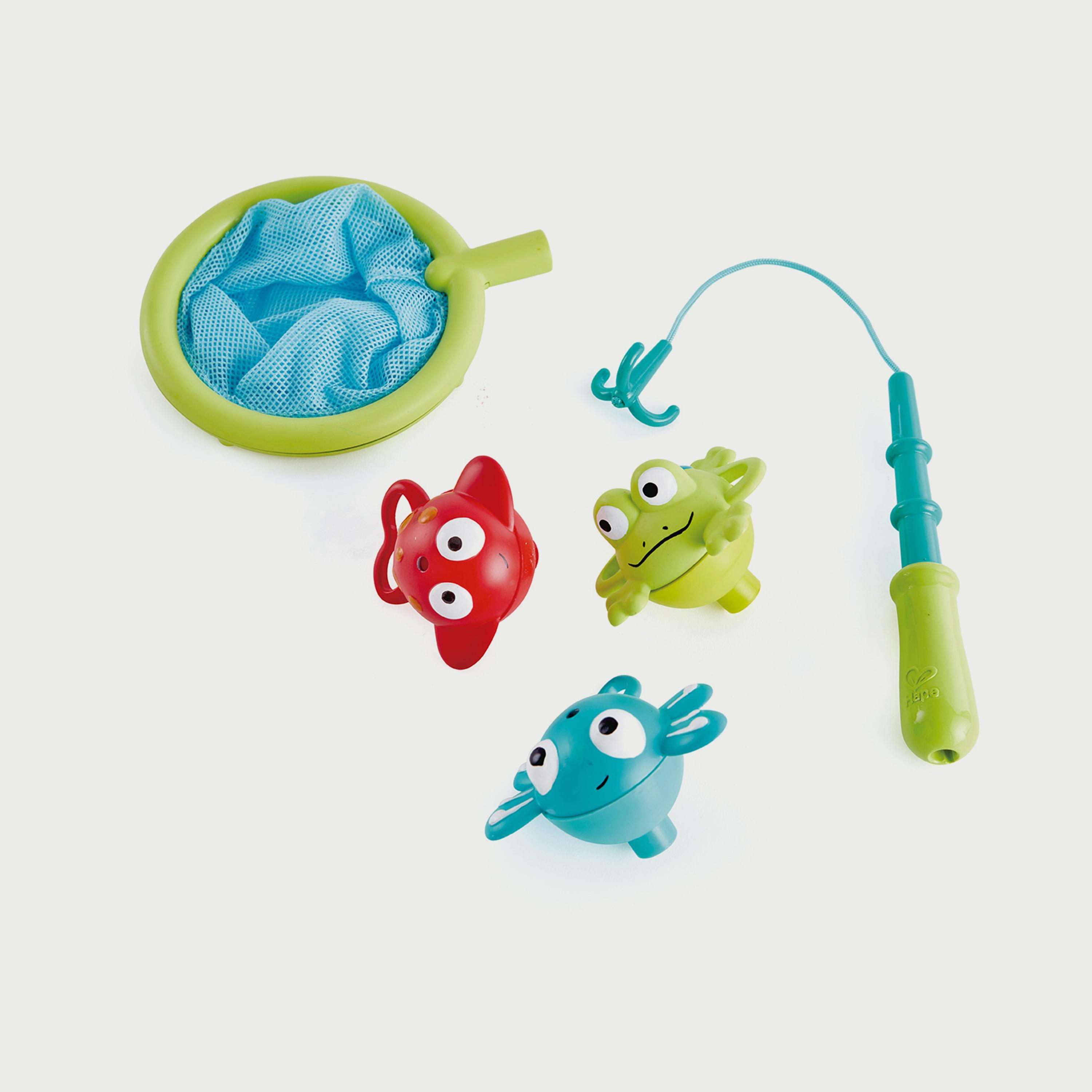 Hape 5 Piece Double Fun Fishing Bath Toy-toys-babyandtoddlertoys-bathtoys-image-1