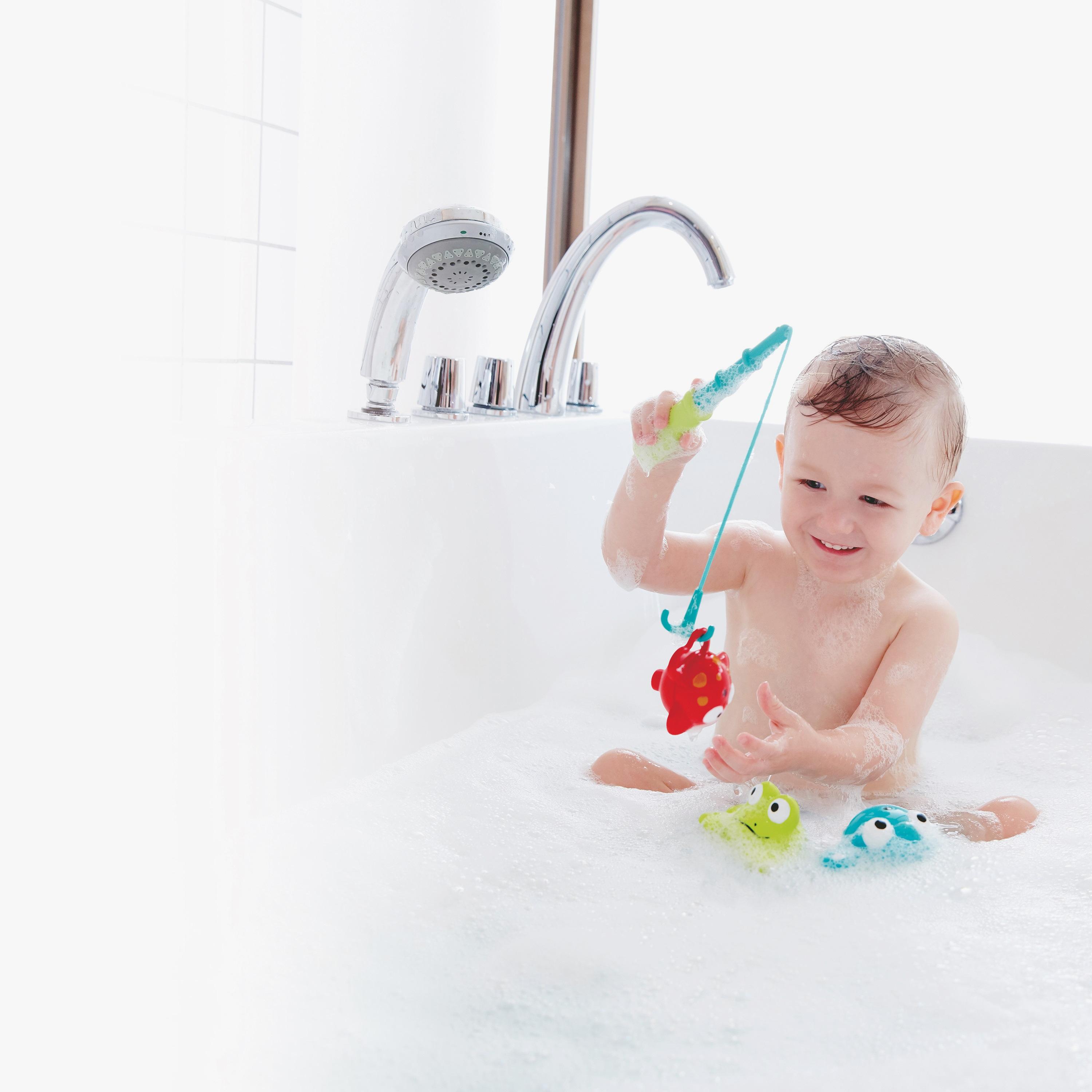 Hape 5 Piece Double Fun Fishing Bath Toy-toys-babyandtoddlertoys-bathtoys-image-2