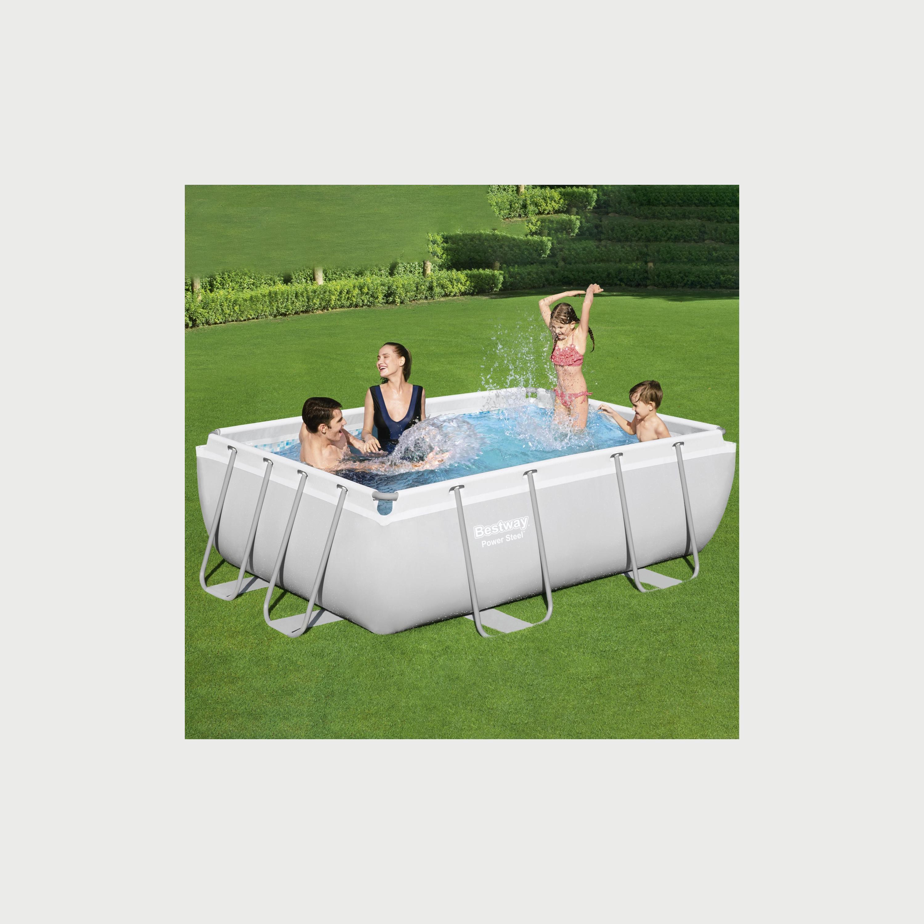 power steel rectangular pool