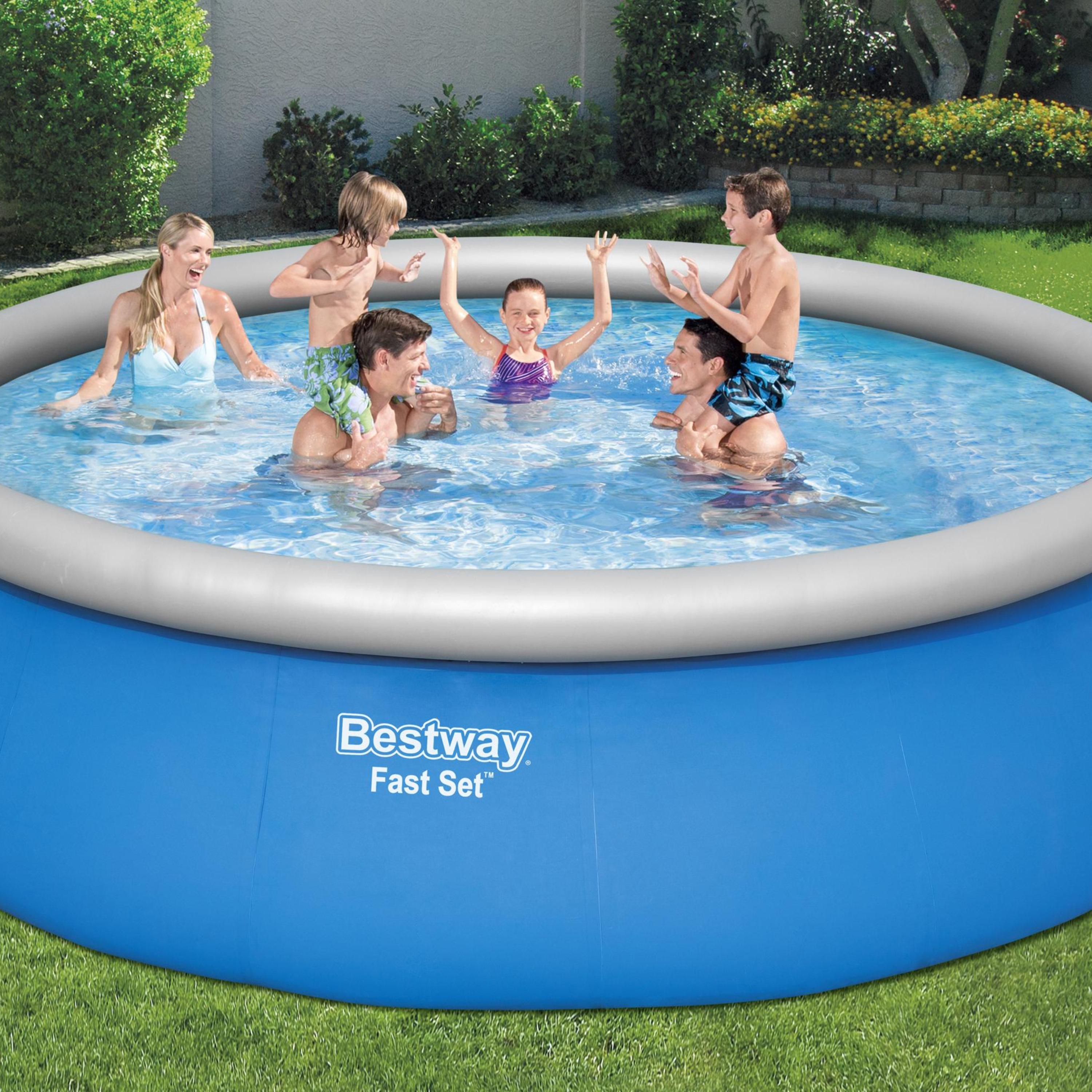 Set Down Pool Buy Bestway Fast Set Pool Set, 457 x 122 cm Online | Centrepoint UAE