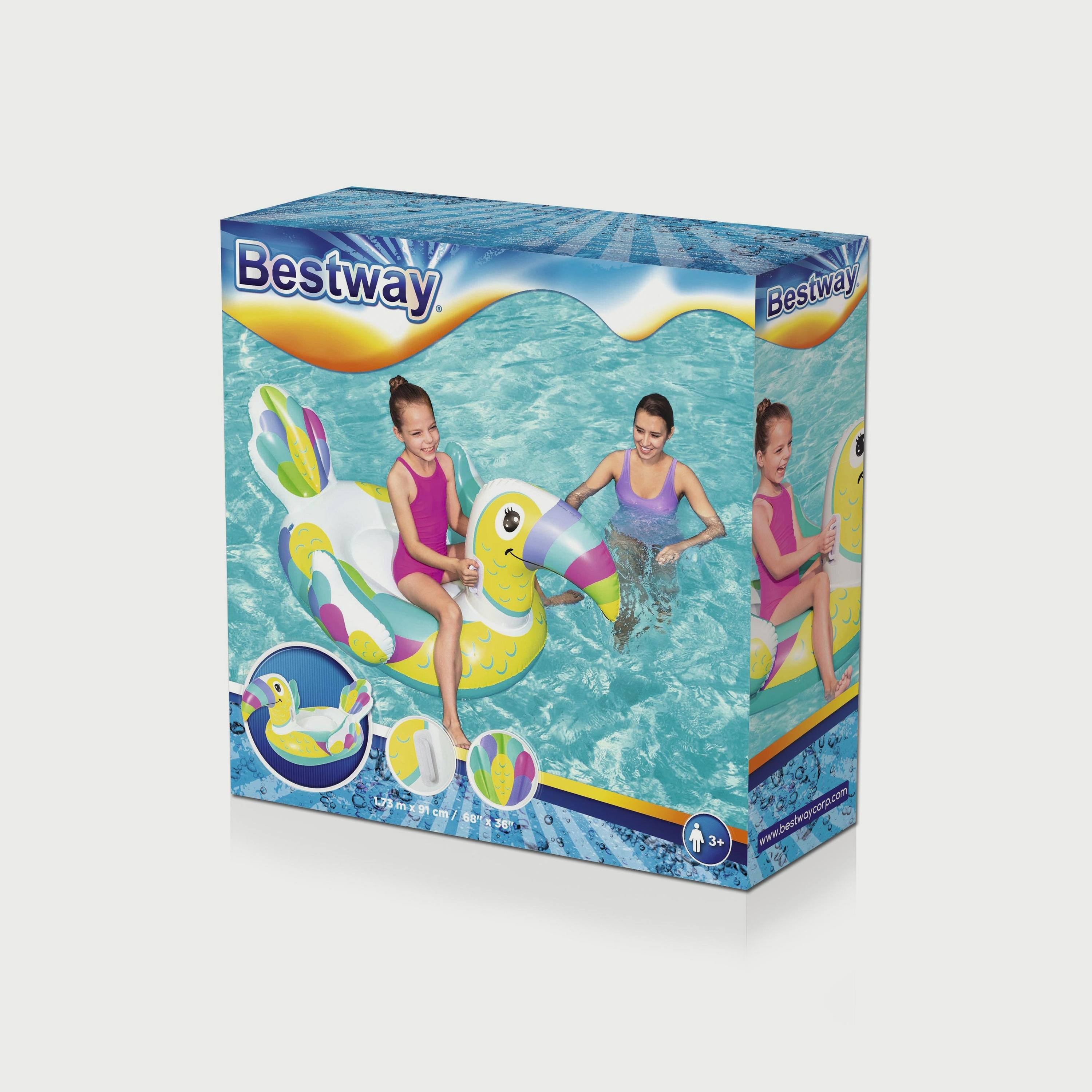 Bestway Toucan Pool Day Ride-On Pool Float-toys-outdoor-poolandbeach-floatsandboats-image-5