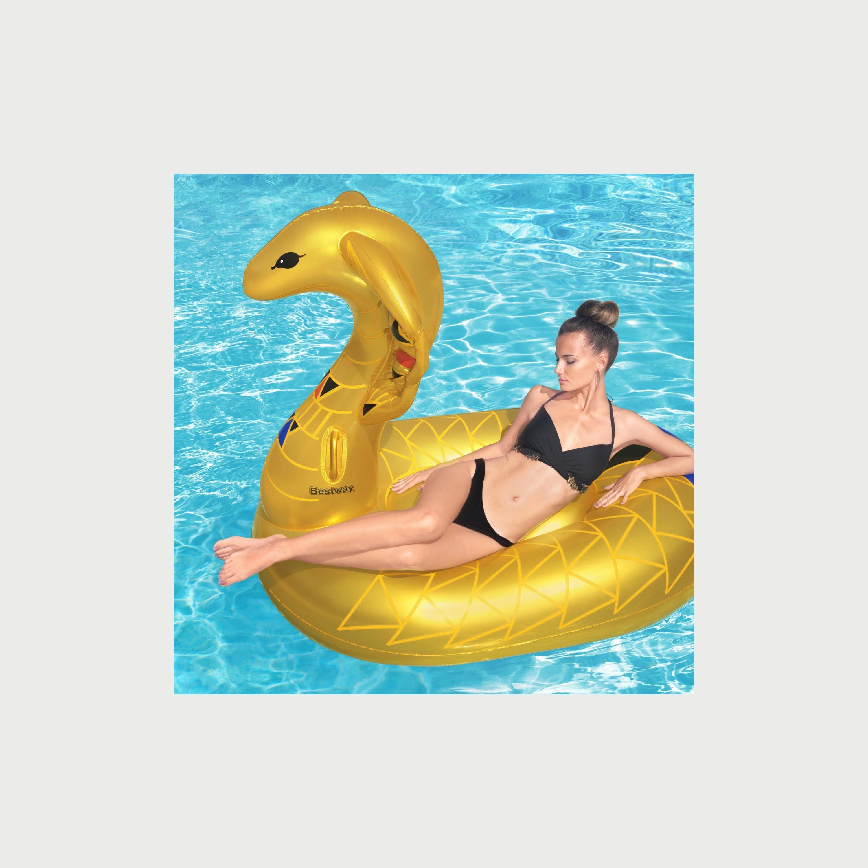 Bestway Golden Cobra Ride-On Pool Float-toys-outdoor-poolandbeach-floatsandboats-image-2