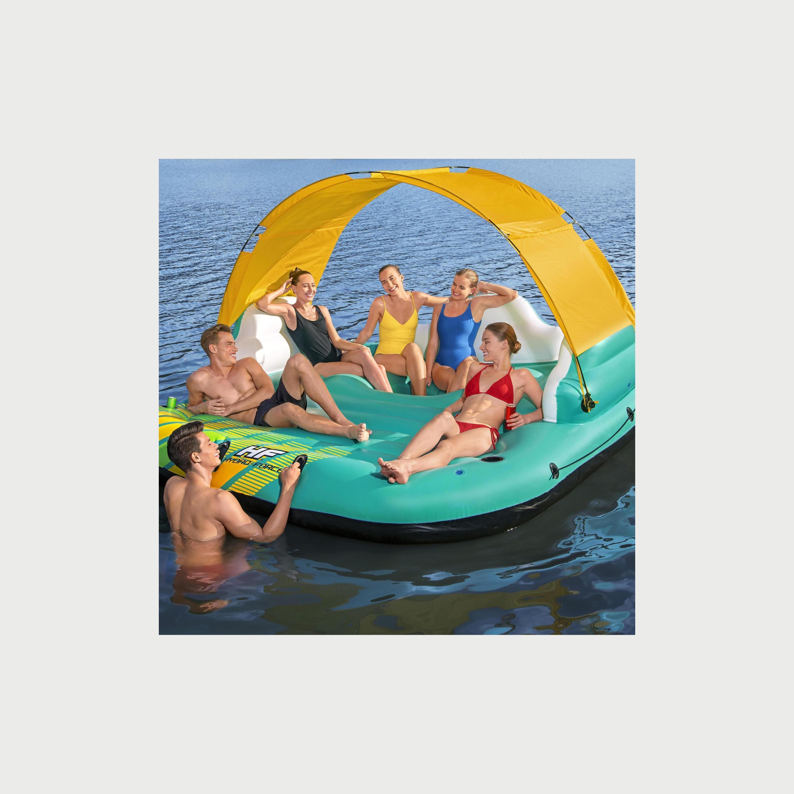 Bestway Hydro-Force Sunny Lounge 5-Person Inflatable Island-toys-outdoor-poolandbeach-floatsandboats-image-3