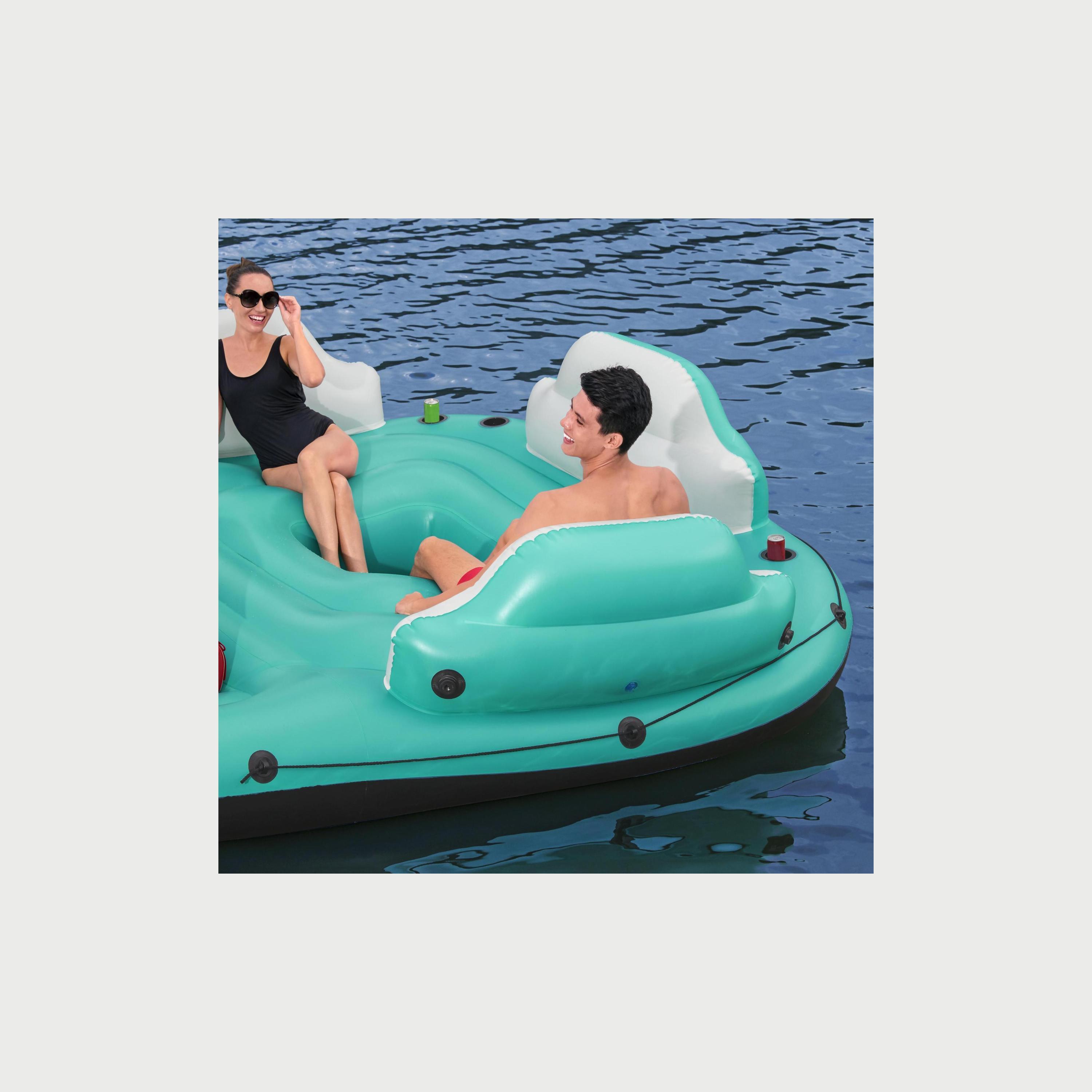 Bestway Hydro-Force Sunny Lounge 5-Person Inflatable Island-toys-outdoor-poolandbeach-floatsandboats-image-4